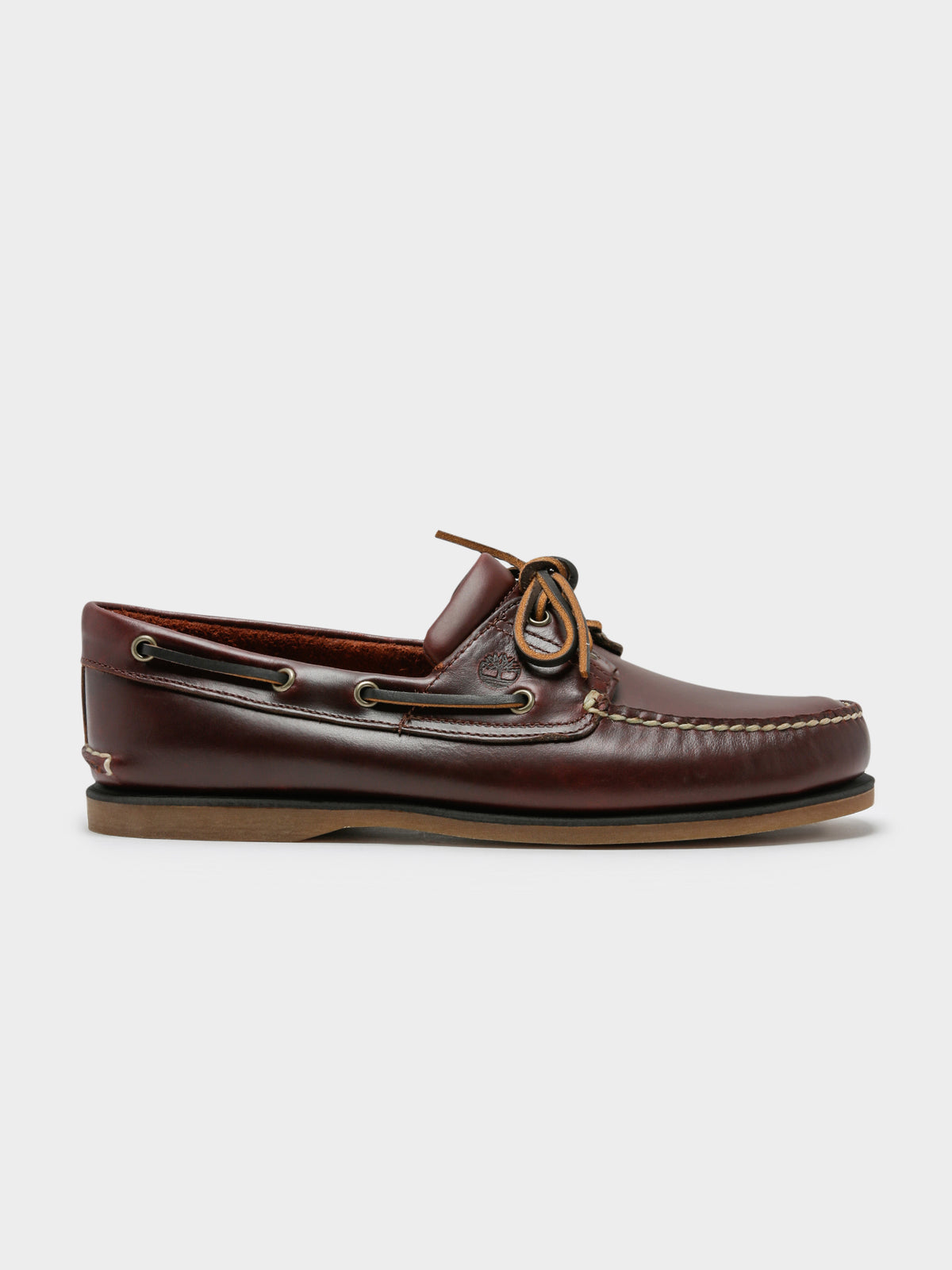 Timberland Mens Classic 2-Eye Boat Shoes | Brown