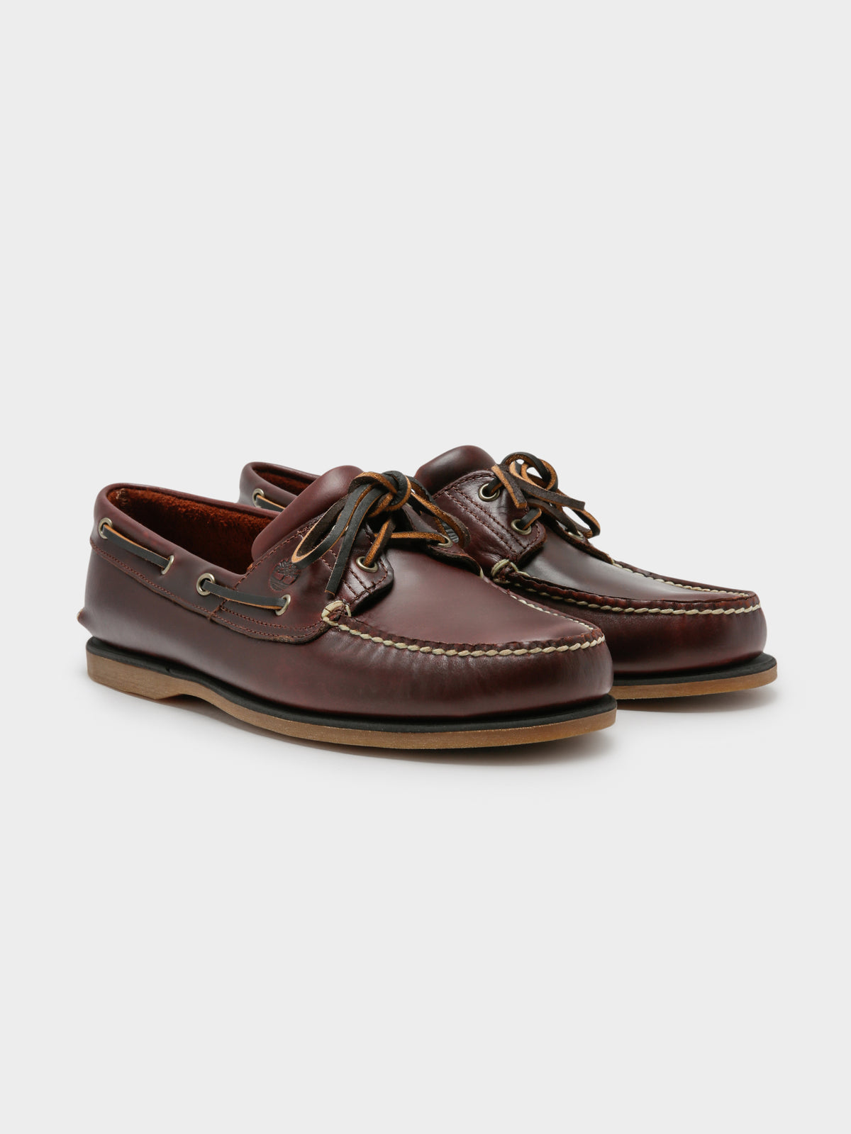 Timberland Mens Classic 2-Eye Boat Shoes | Brown