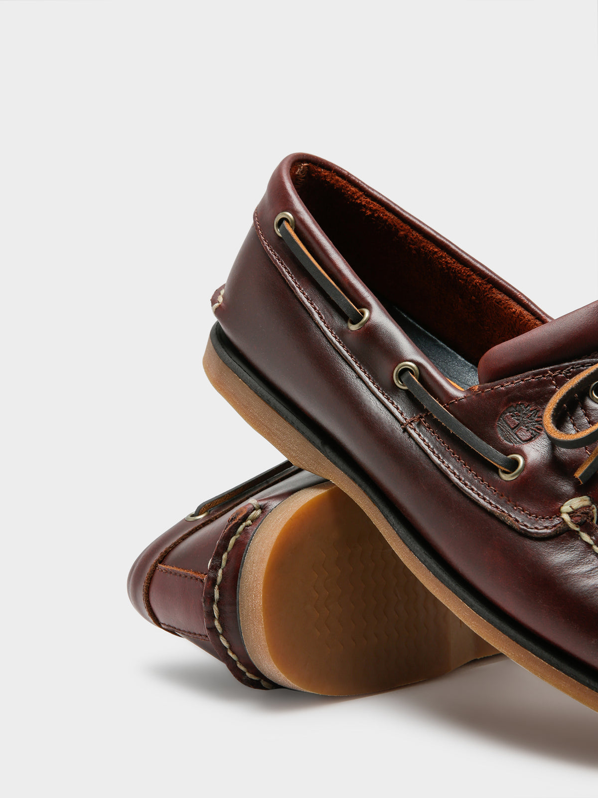 Timberland Mens Classic 2-Eye Boat Shoes | Brown