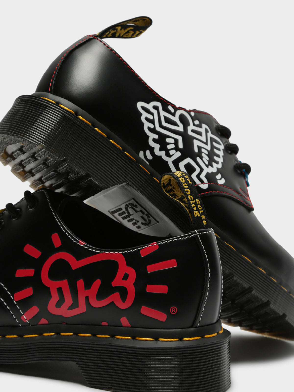 Unisex 1461 Keith Haring Dress Shoe in Black