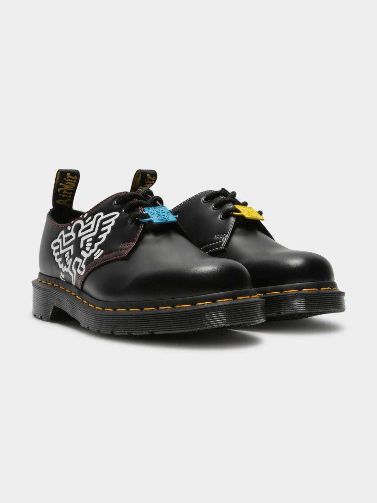 Unisex 1461 Keith Haring Dress Shoe in Black