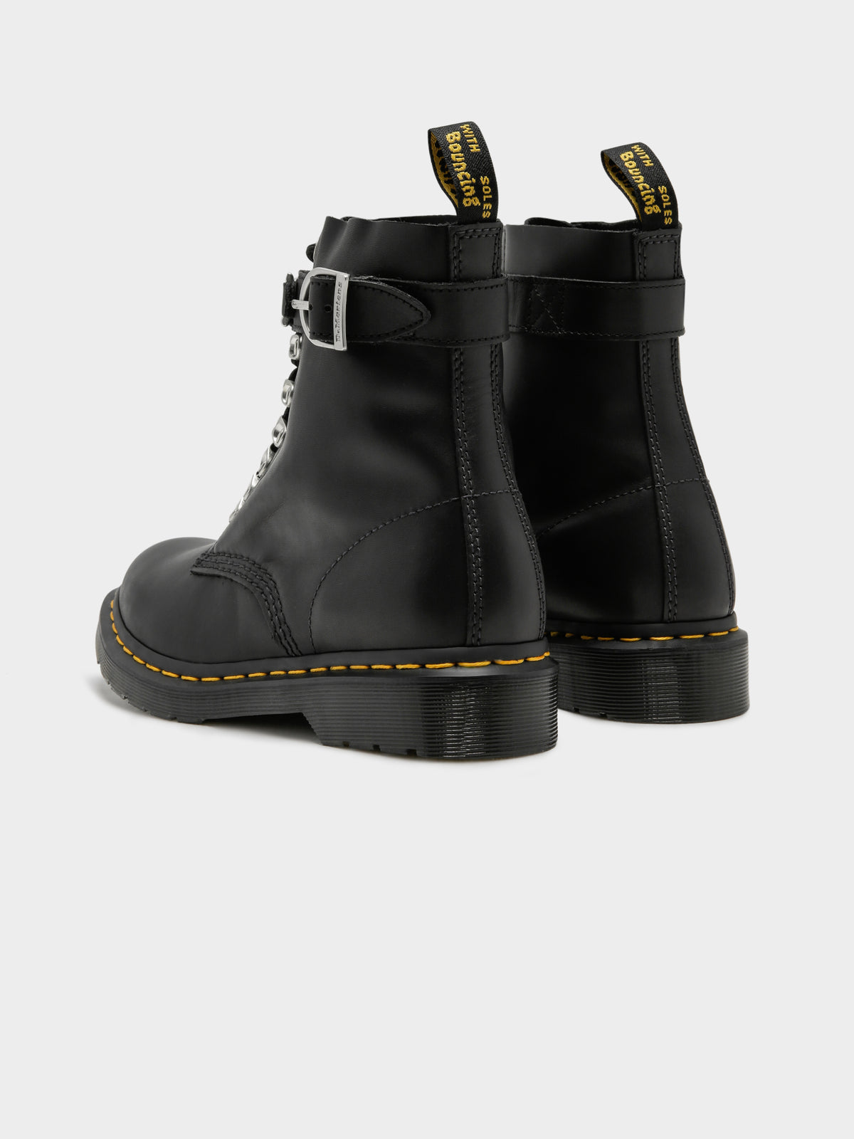 Womens 1460 Pascal Chain Boots in Black