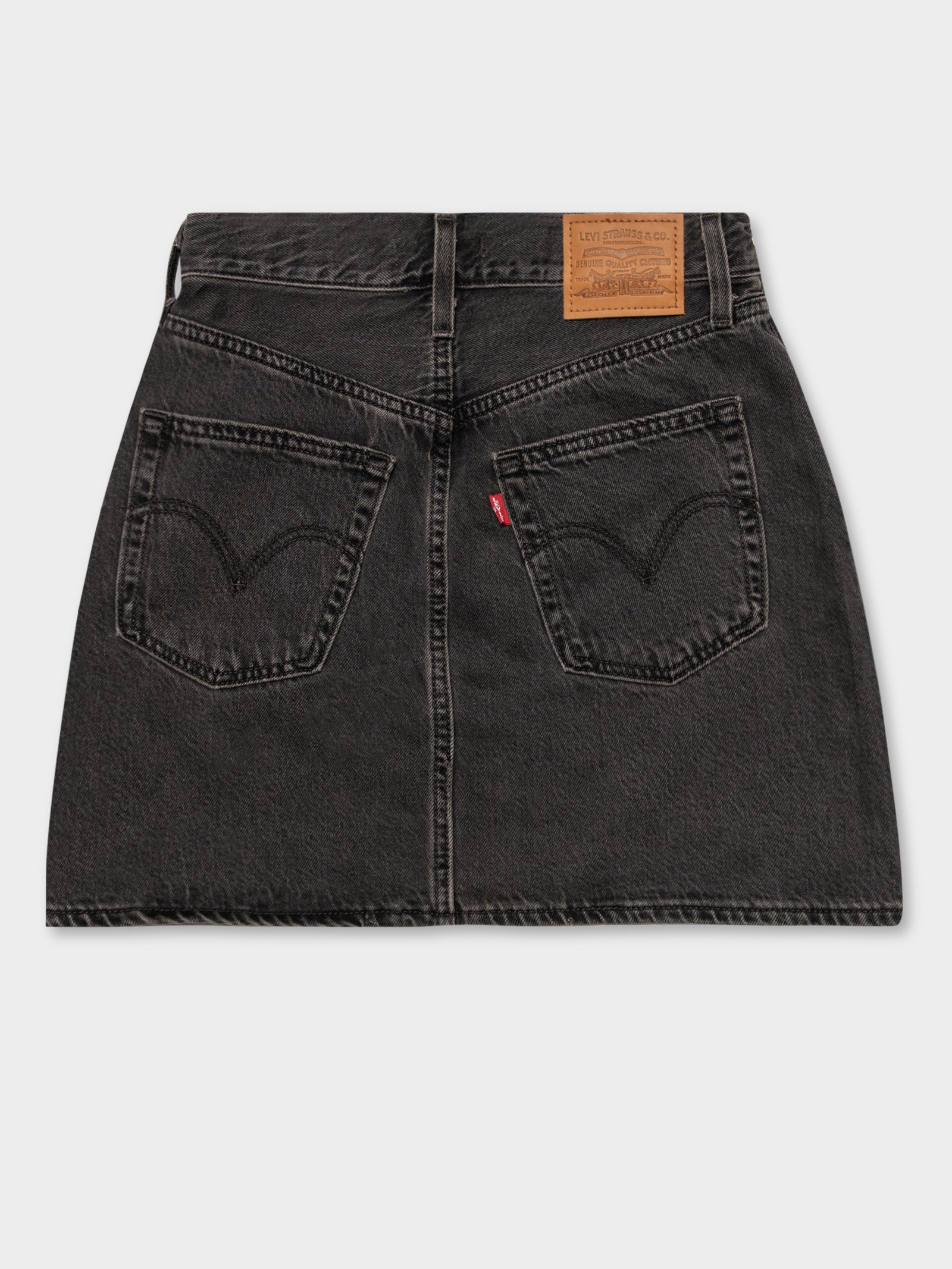 Levis Ribcage Denim Skirt Washed Noi Glue Store