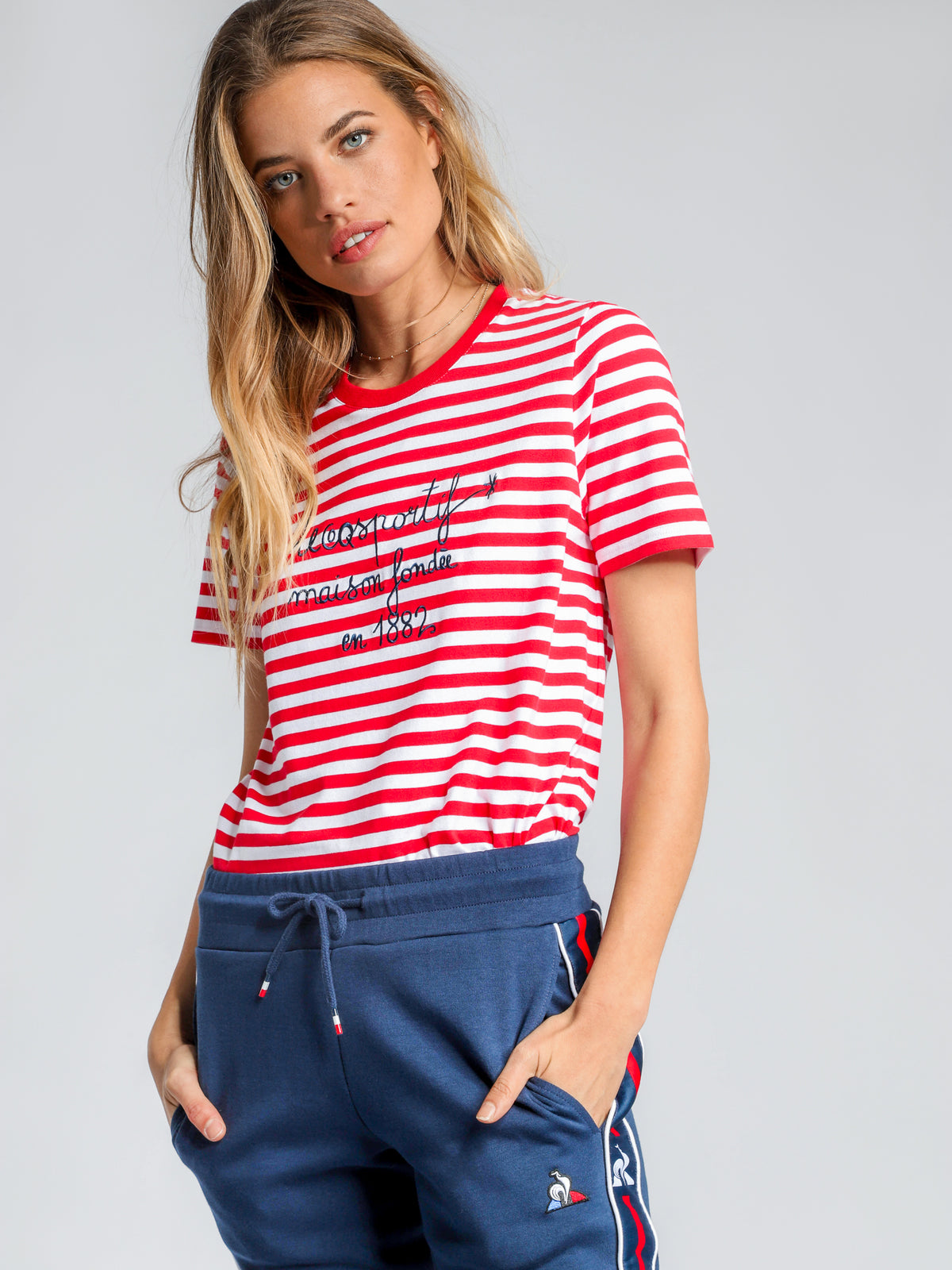 Simone T-Shirt in Red Stripe