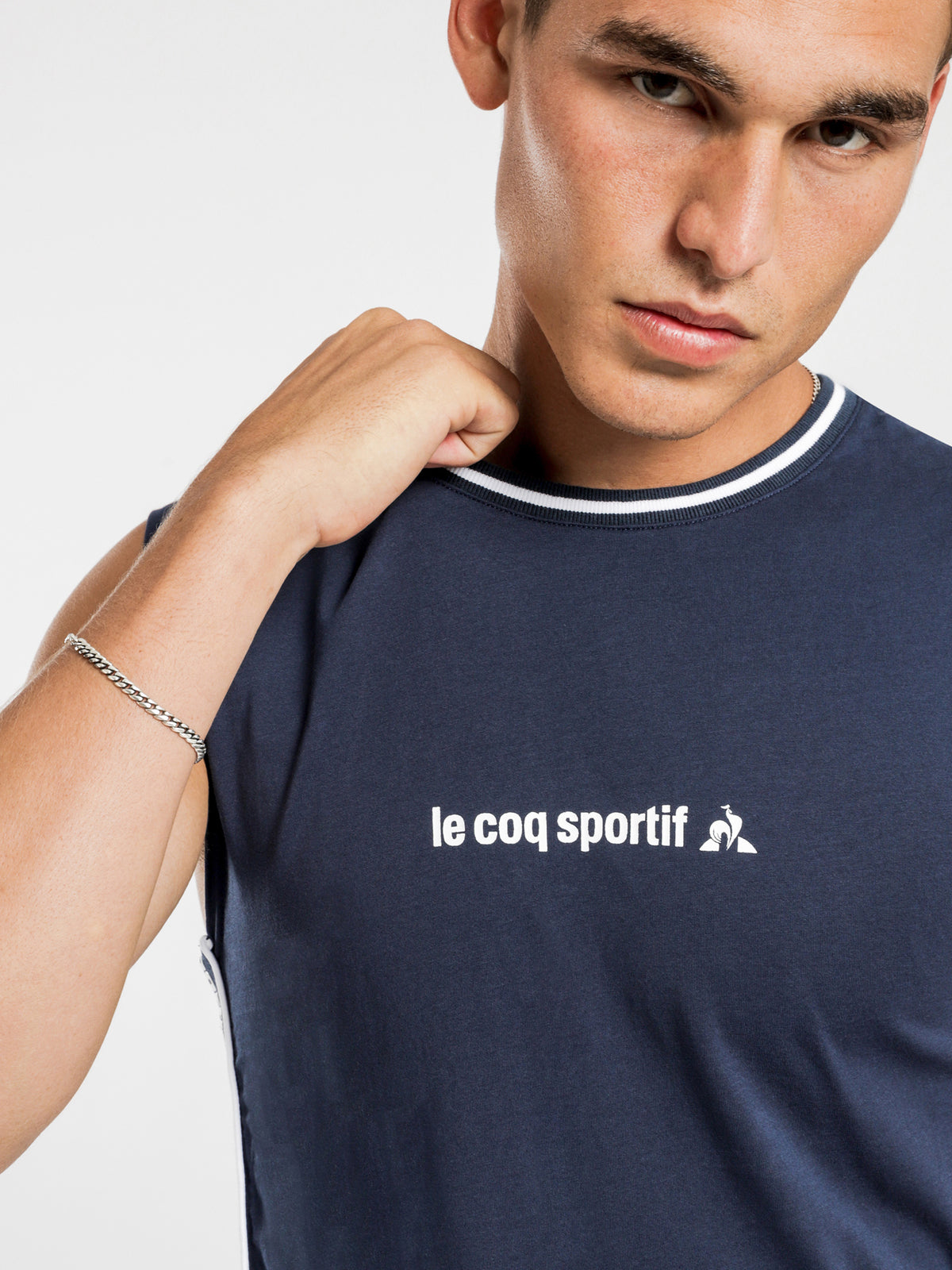 Xavier Muscle T-Shirt in Navy