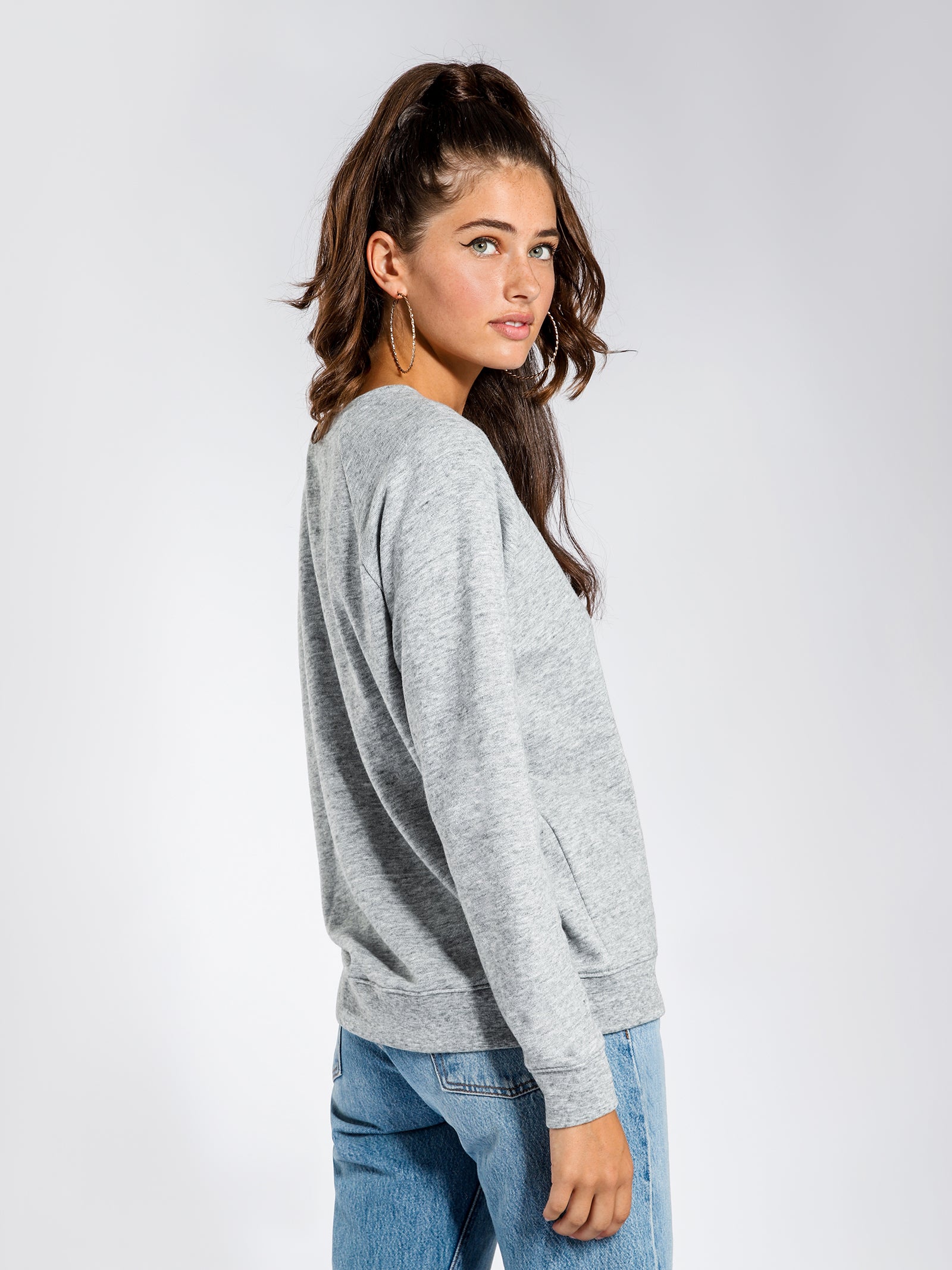 Relaxed Graphic Crew Sweatshirt