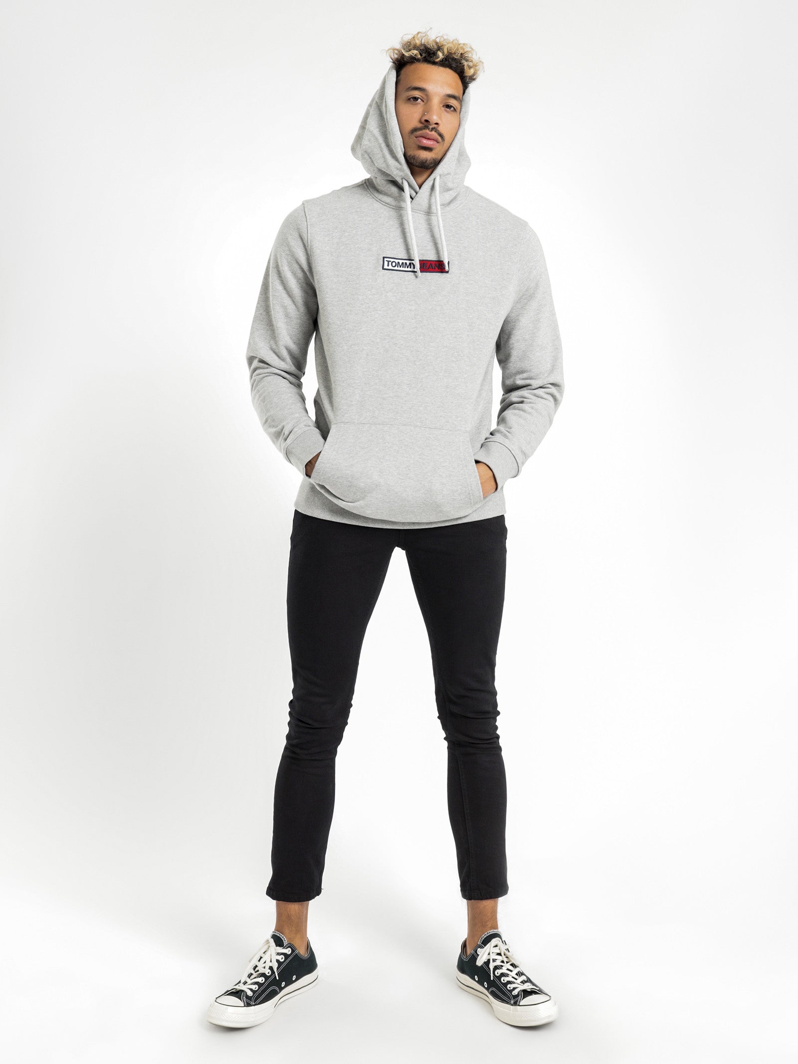 Embroidered Box Hoodie