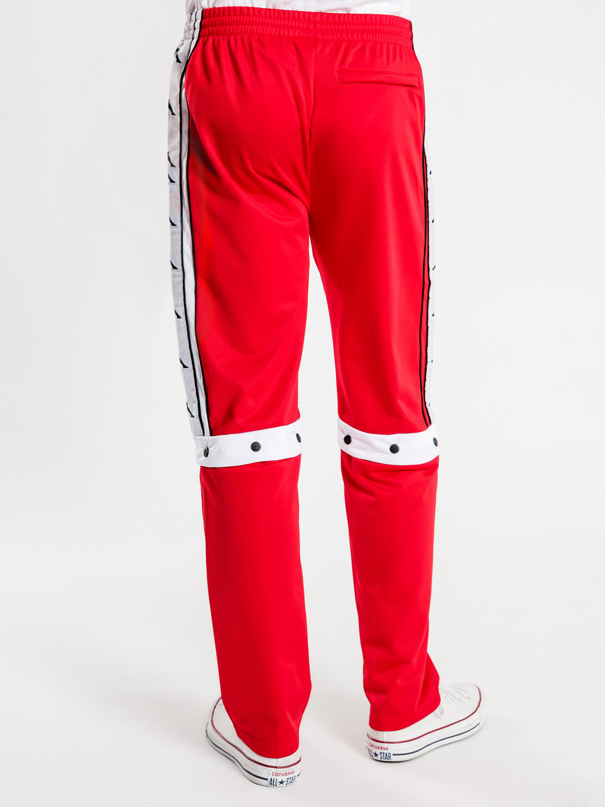 Authentic Baltas Track Pants in Red &amp; White