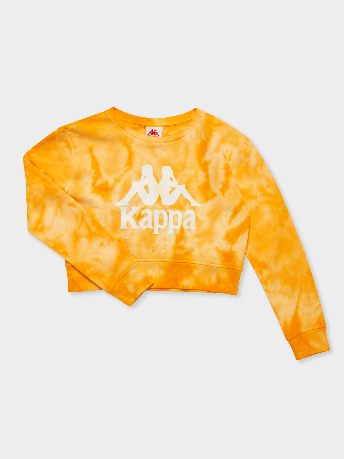 Authentic Cavosa Sweatshirt in Orange Tie Dye
