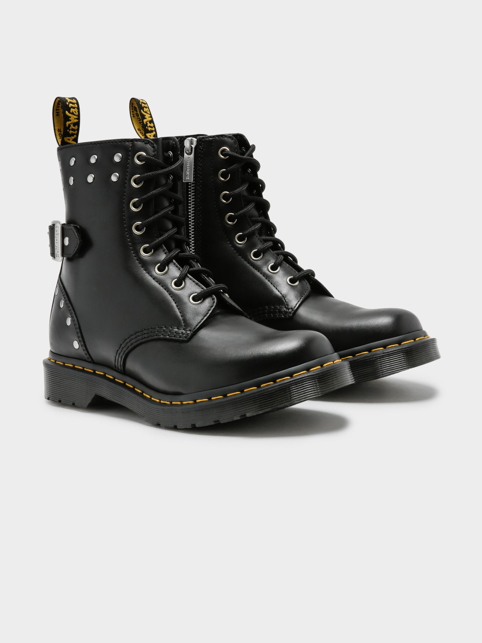 Dr Martens Womens 1460 Pascal Hardware Nappa Leather Boots