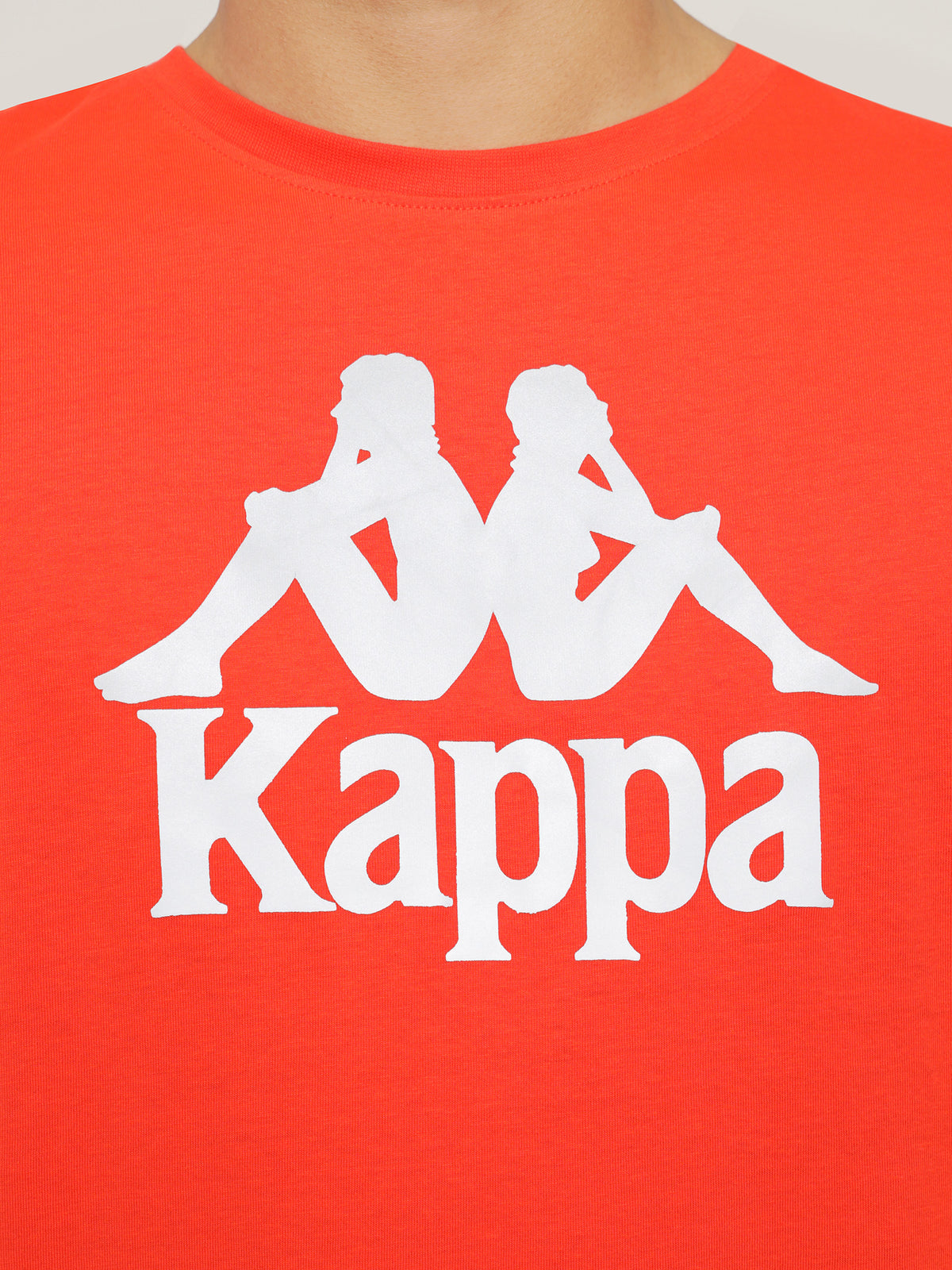 Kappa Authentic Dris T-Shirt | BYO Orange Flame-Silver
