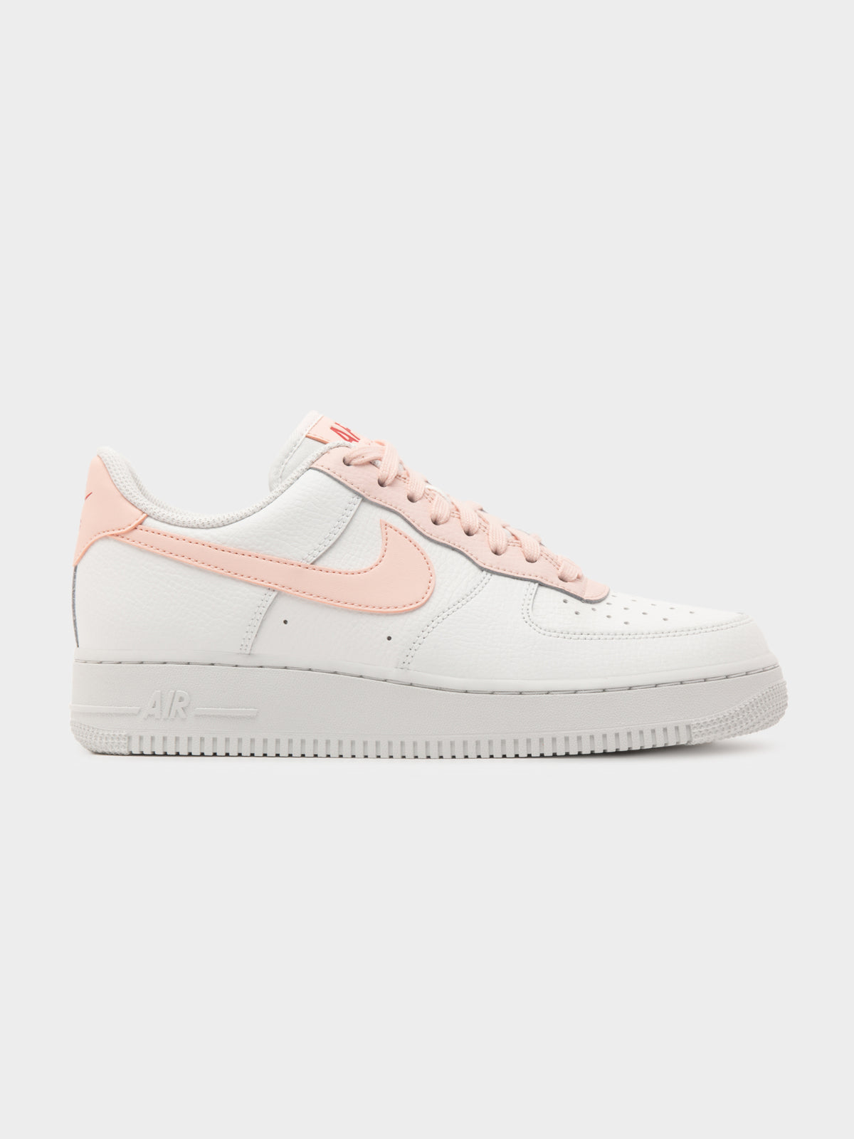 Womens Nike Air Force 1 07 in Summit White &amp; Pale Coral