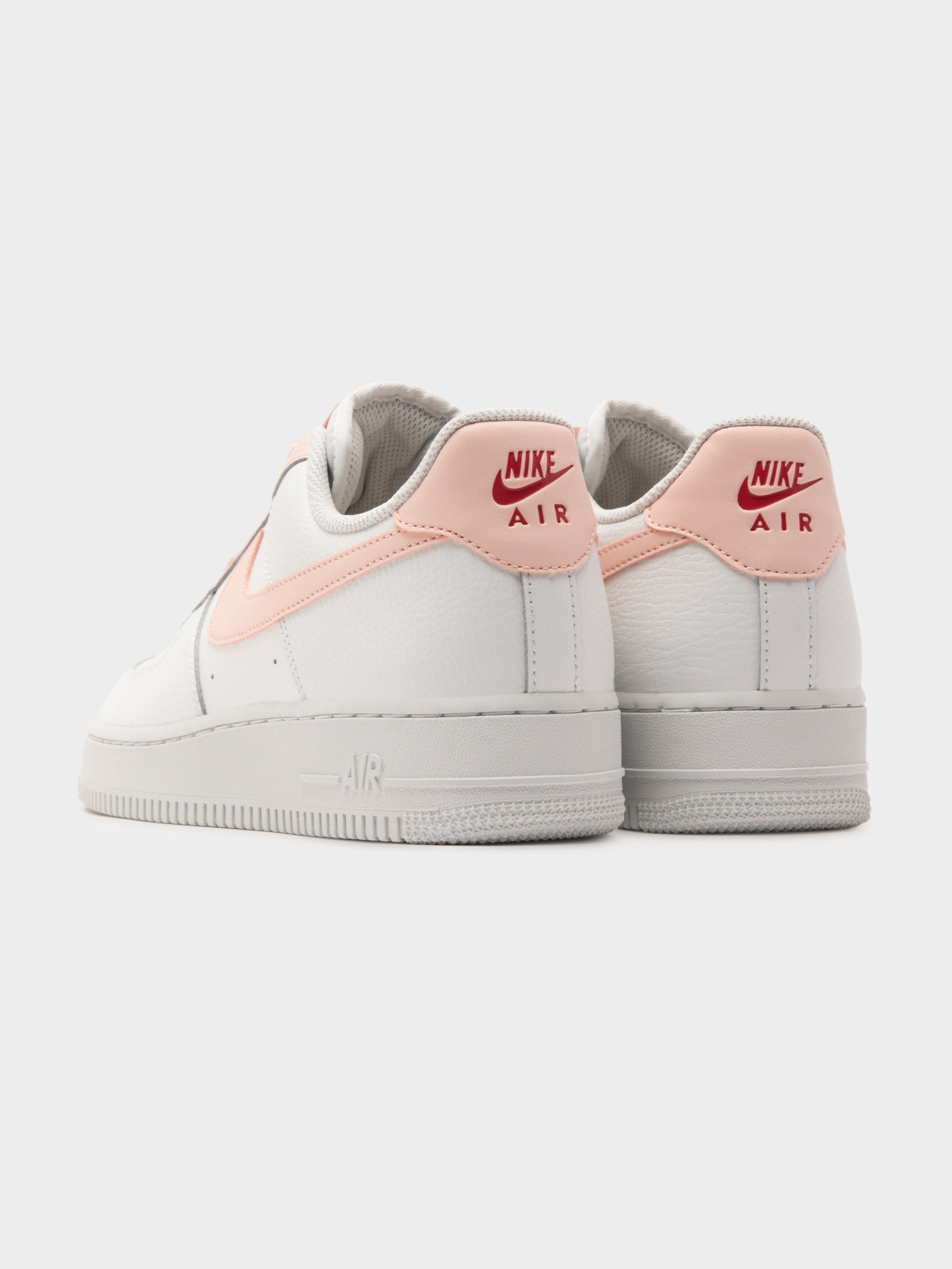 Womens Nike Air Force 1 07 in Summit White & Pale Coral