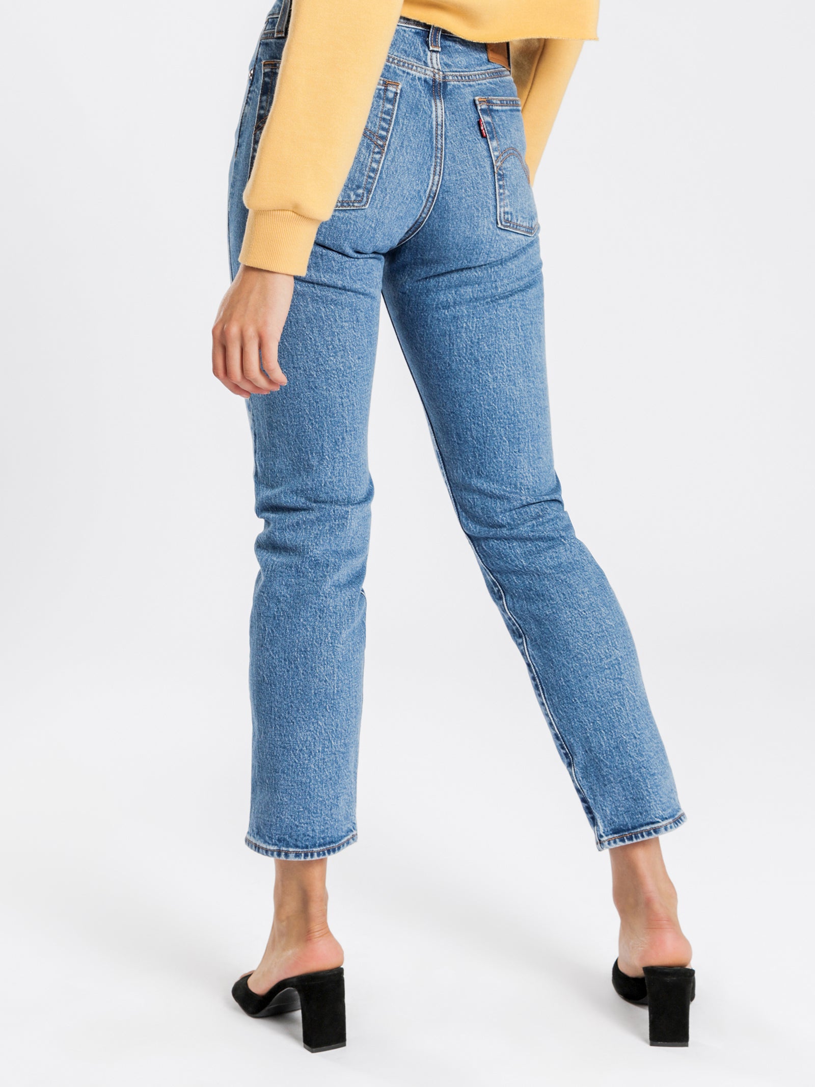 Wedgie Straight-Leg Jeans