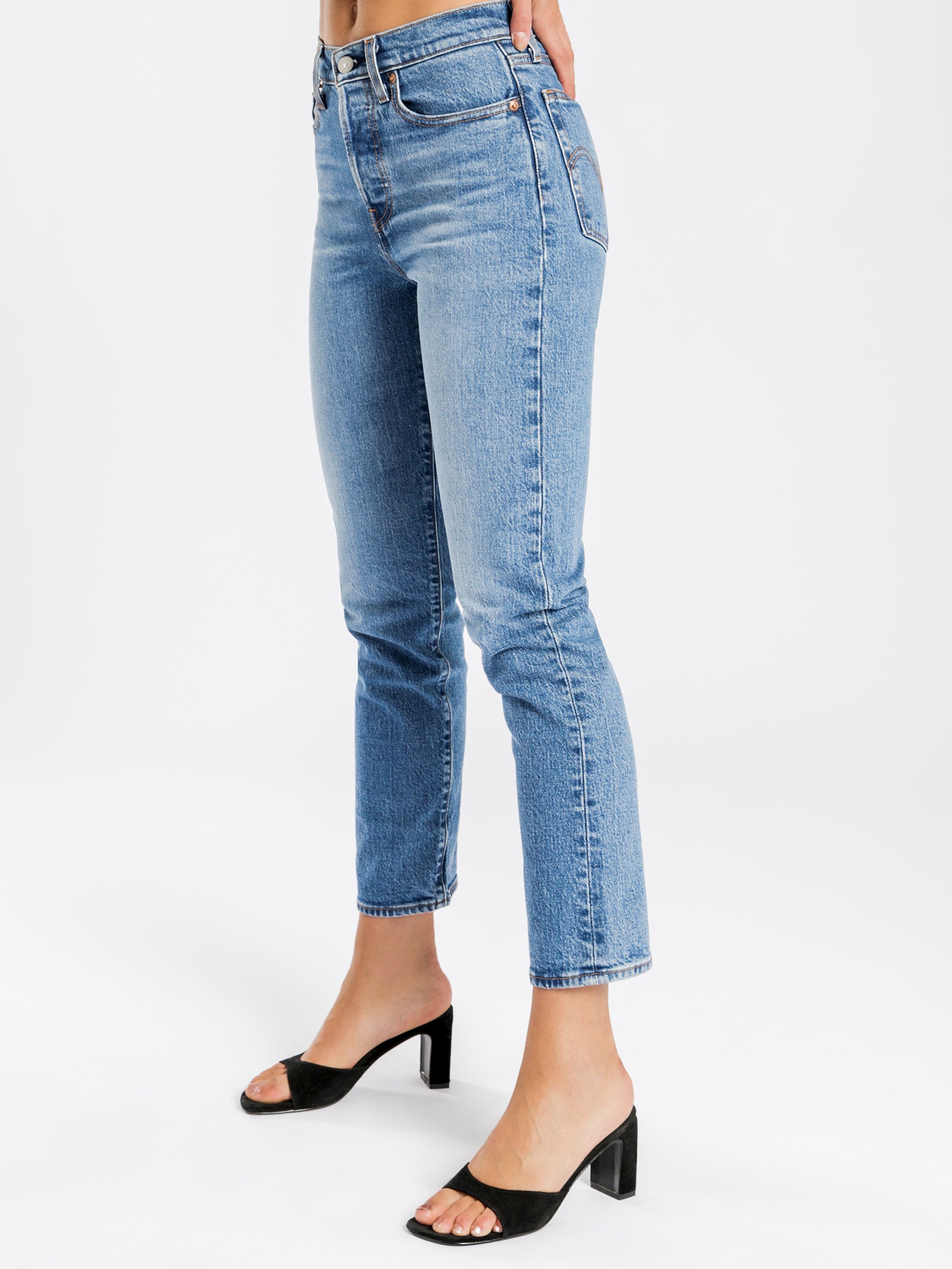 Wedgie Straight-Leg Jeans