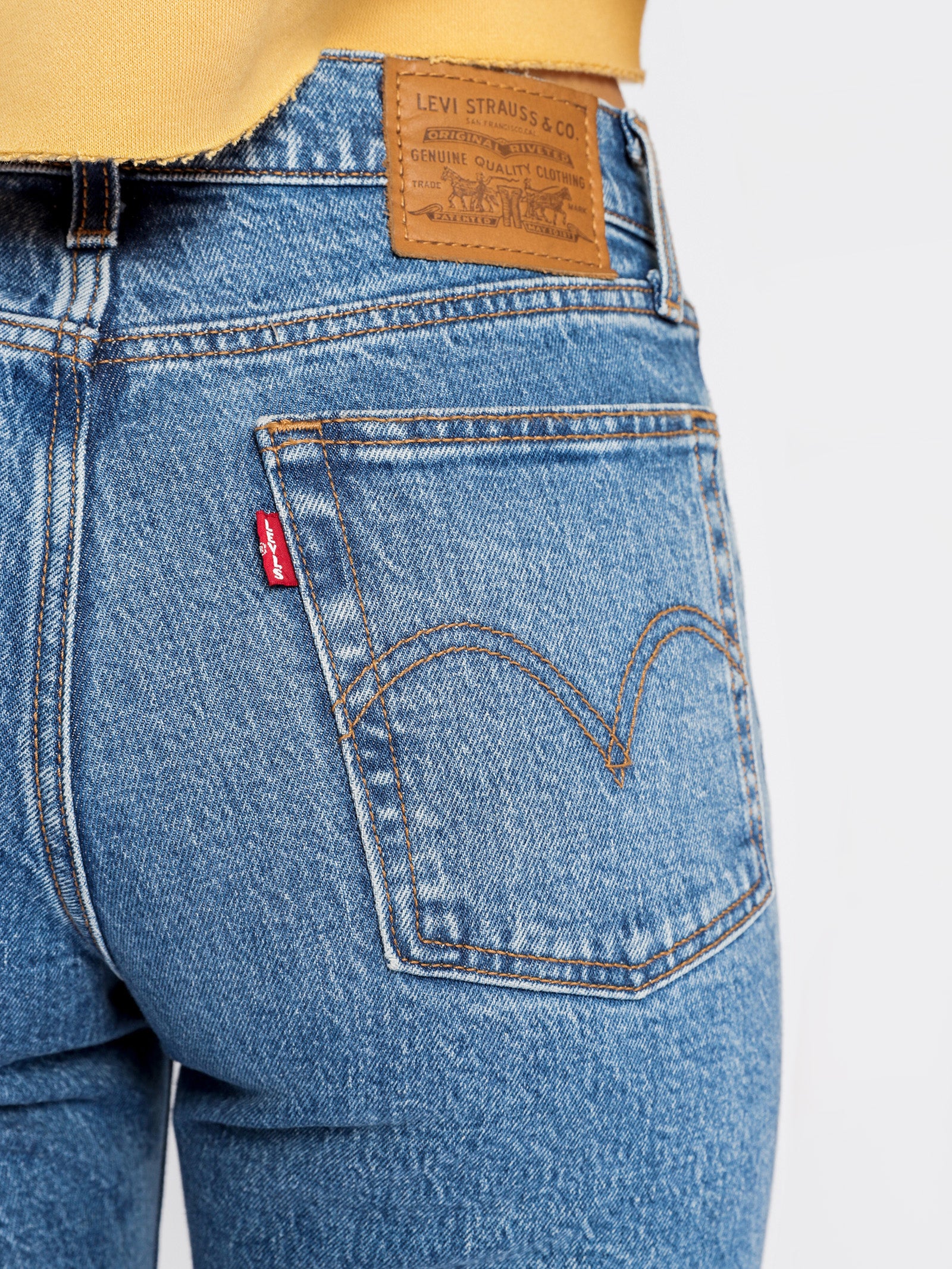 Wedgie Straight-Leg Jeans