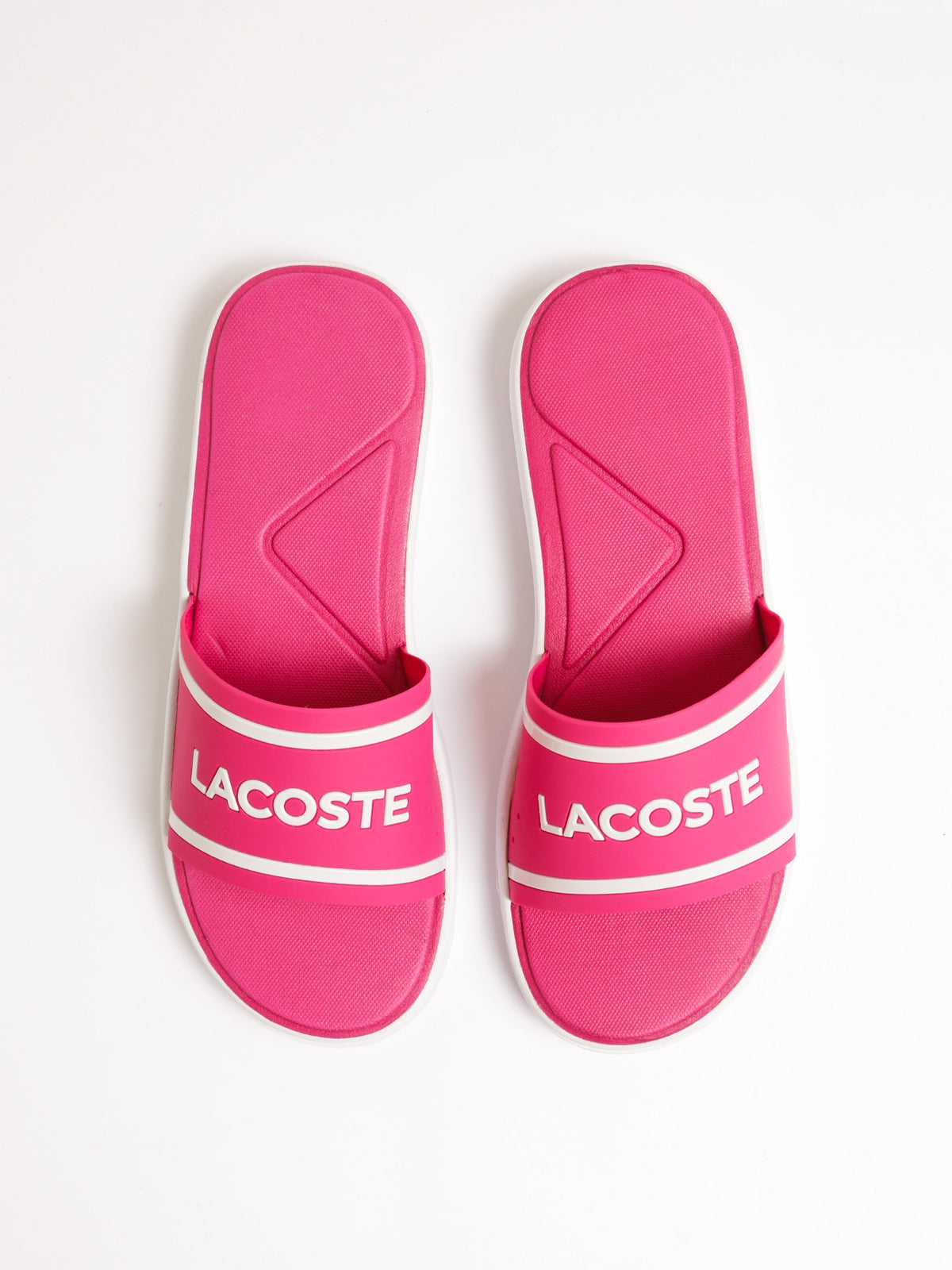 Womens L.30 Slides in Bright Pink