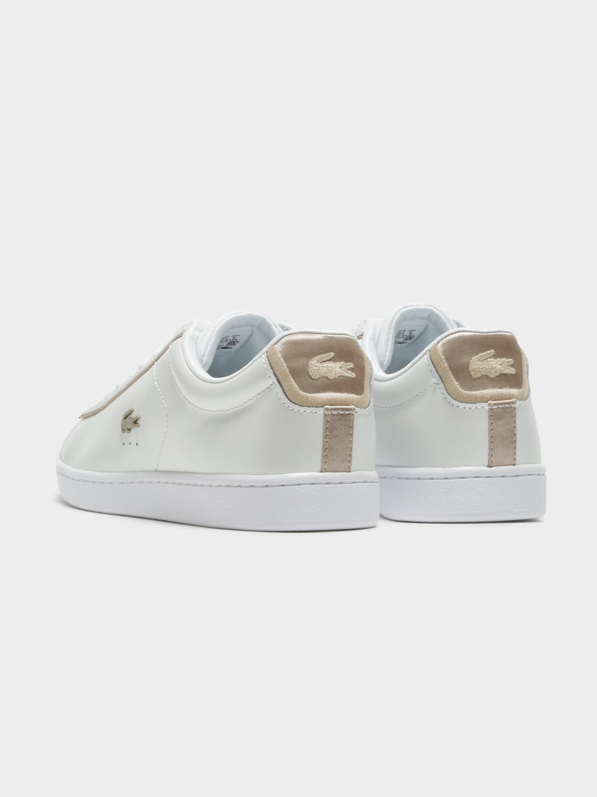 Womens Carnaby Evo Sneakers in White &amp; Gold