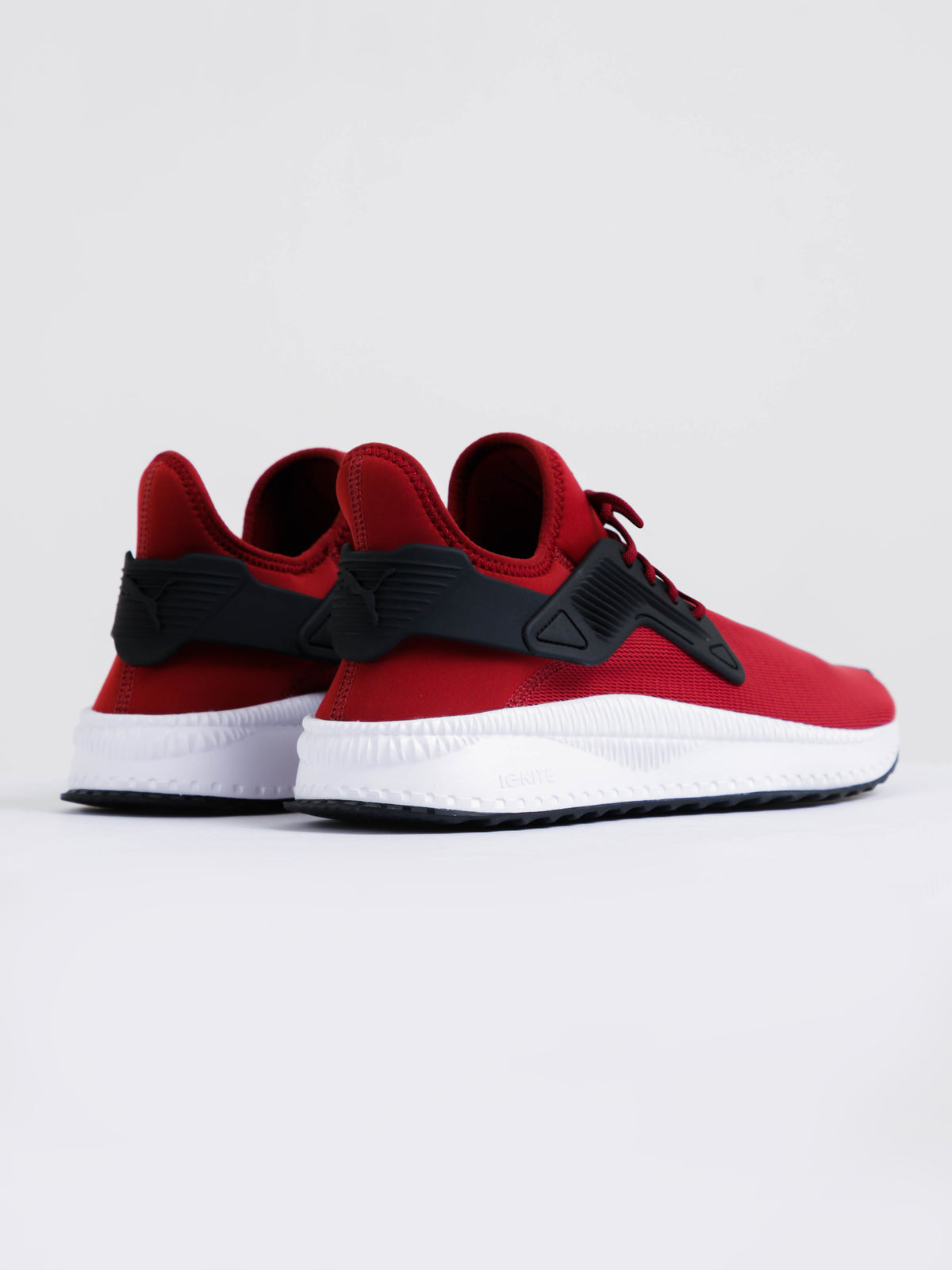 Mens Tsugi Cage Sneakers in Dark Red