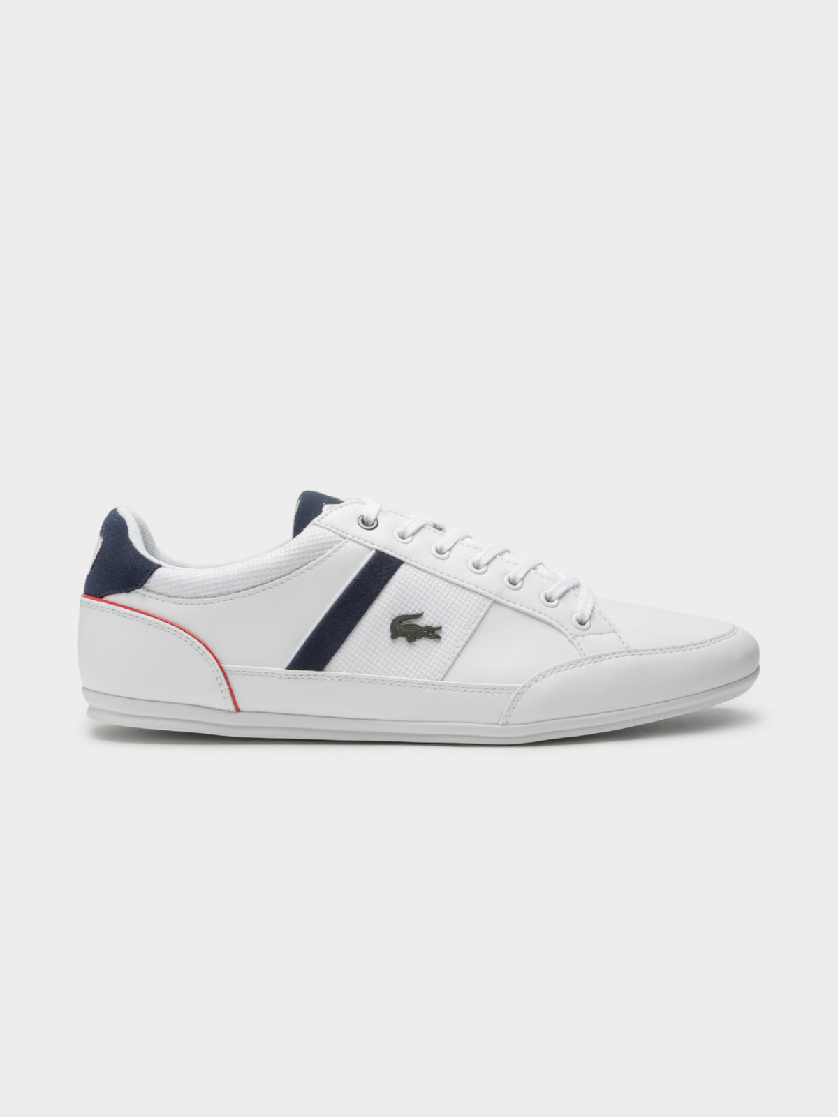 Mens Chaymon 318 Sneakers in White and Navy