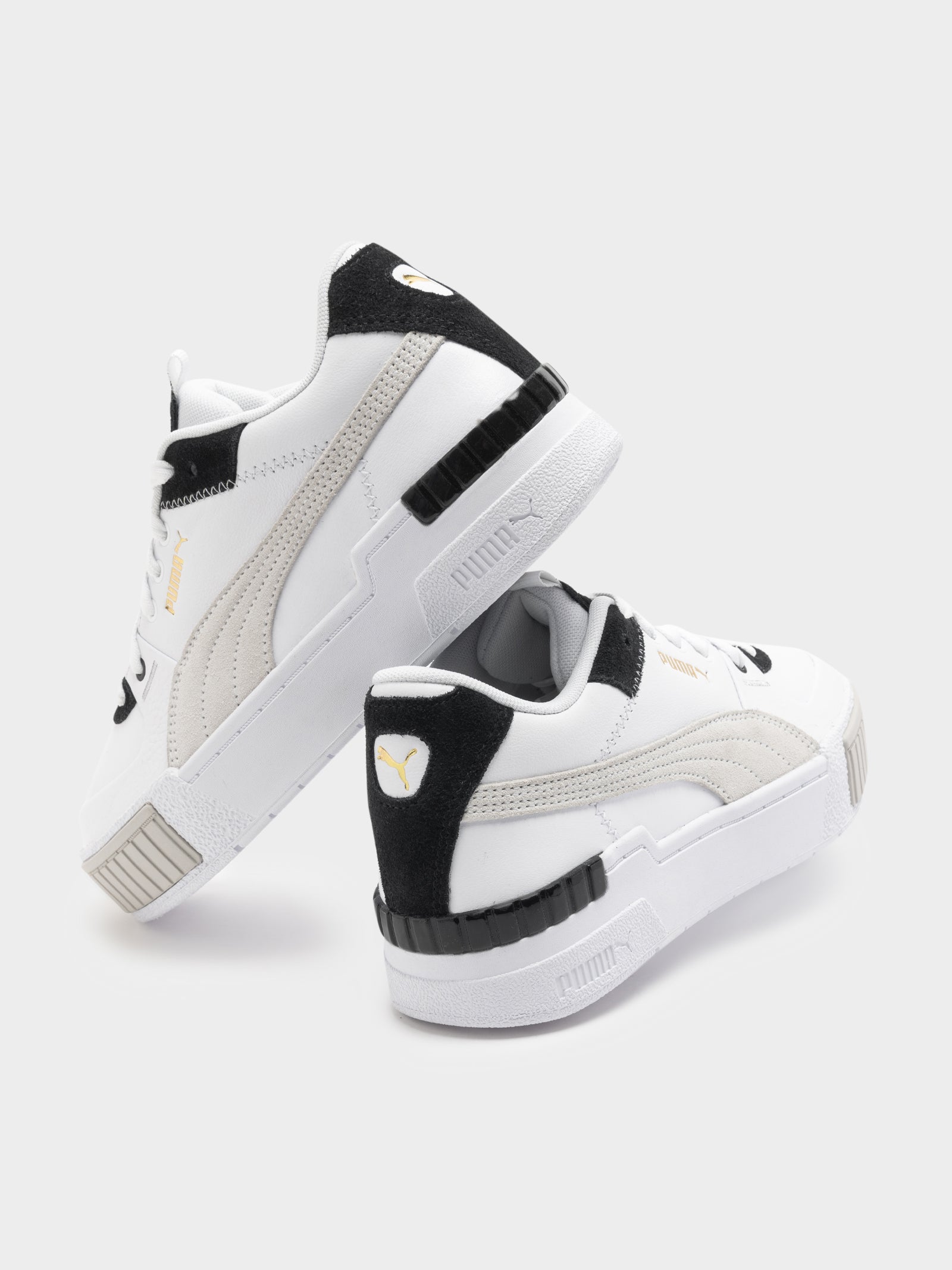 Puma Womens Cali Sport Mix Sneaker White/Black Glue Store
