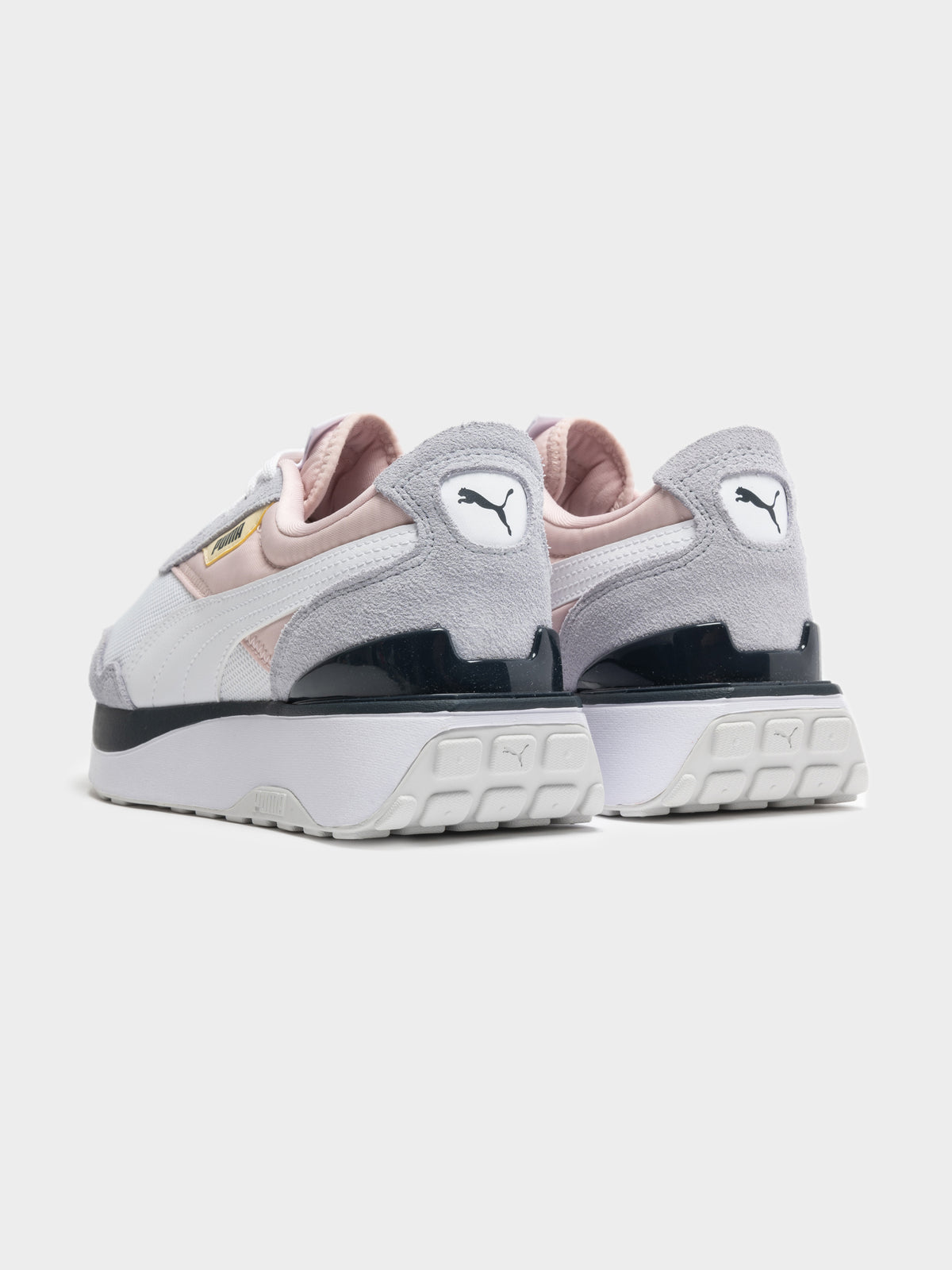 Womens Cruise Rider Sneaker in White &amp; Pink