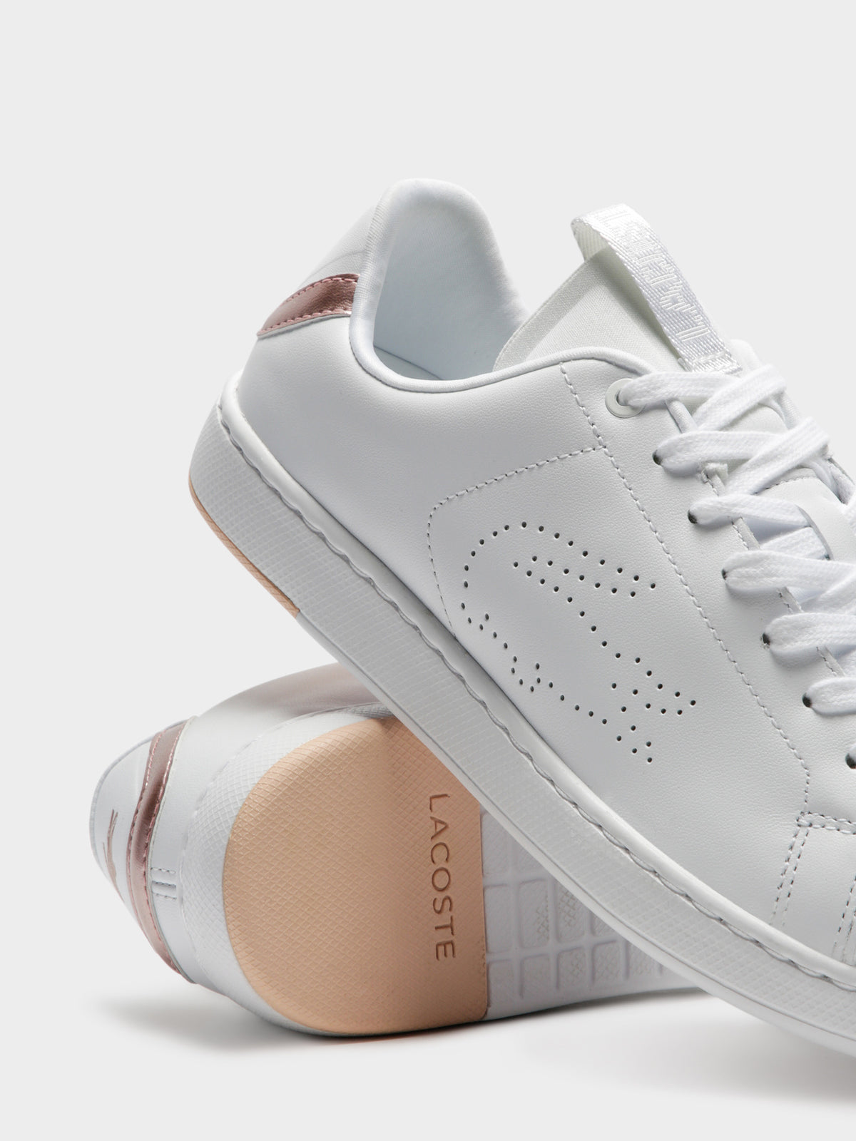 Womens Carnaby Evo 1193 Sneakers in White and Light Pink