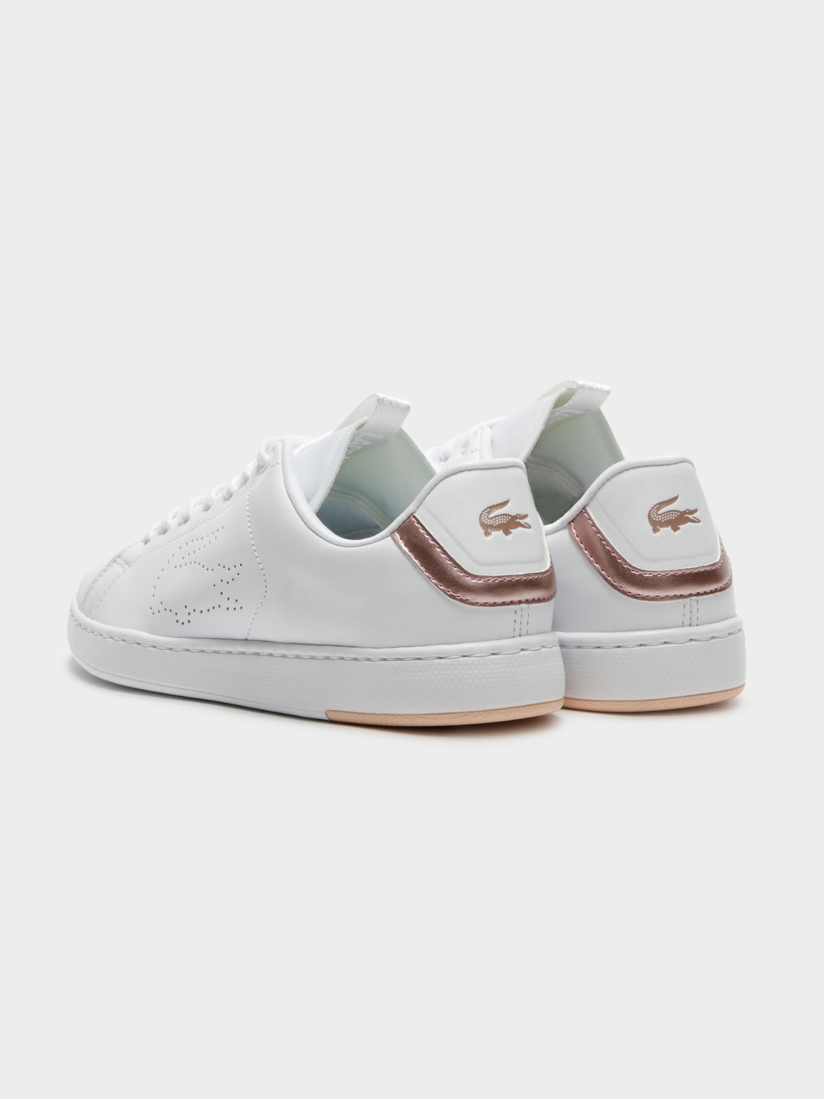 Womens Carnaby Evo 1193 Sneakers in White and Light Pink