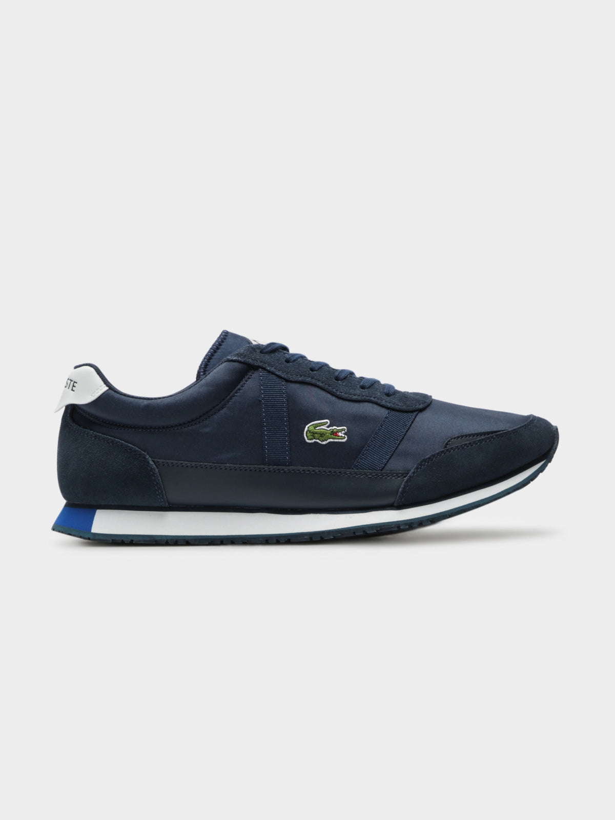 Mens Partner 119 4 Sneakers in Navy and White