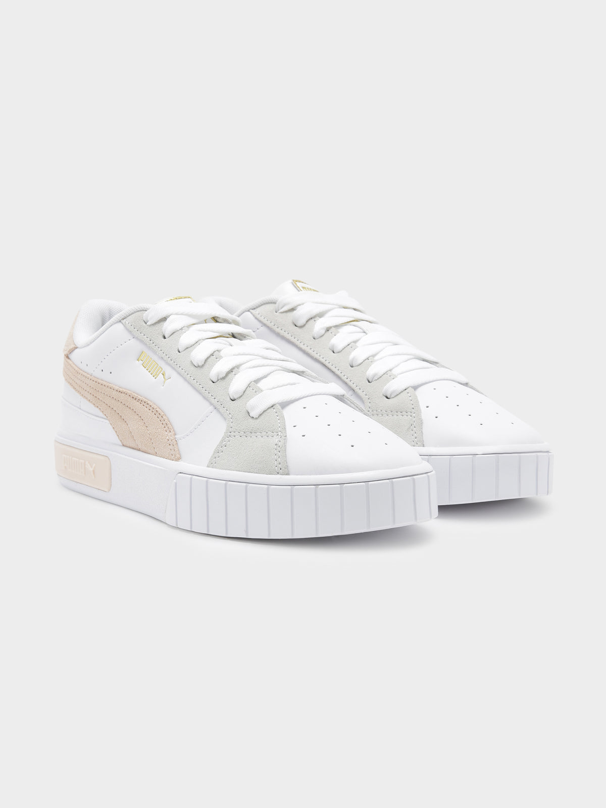 Womens Cali Star Mix Sneakers in White &amp; Island Pink