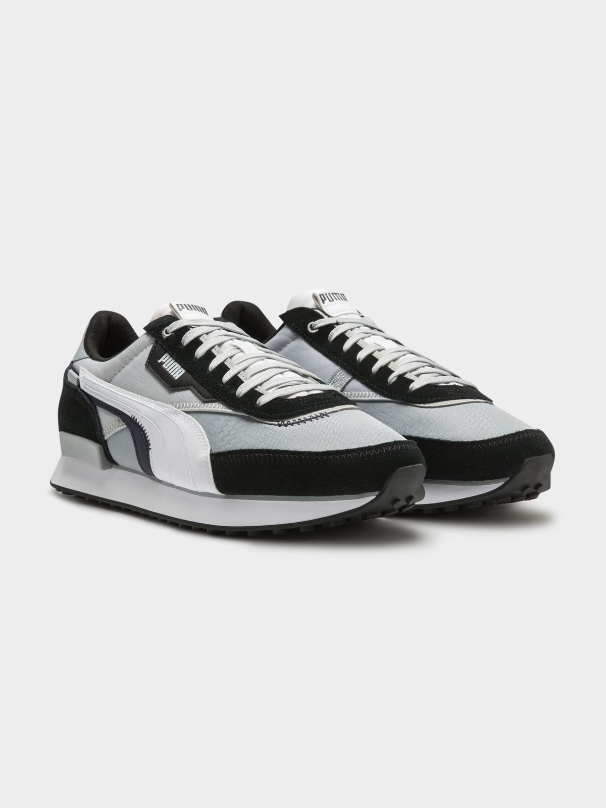 Mens Future Rider Sneaker in Quarry &amp; Puma White