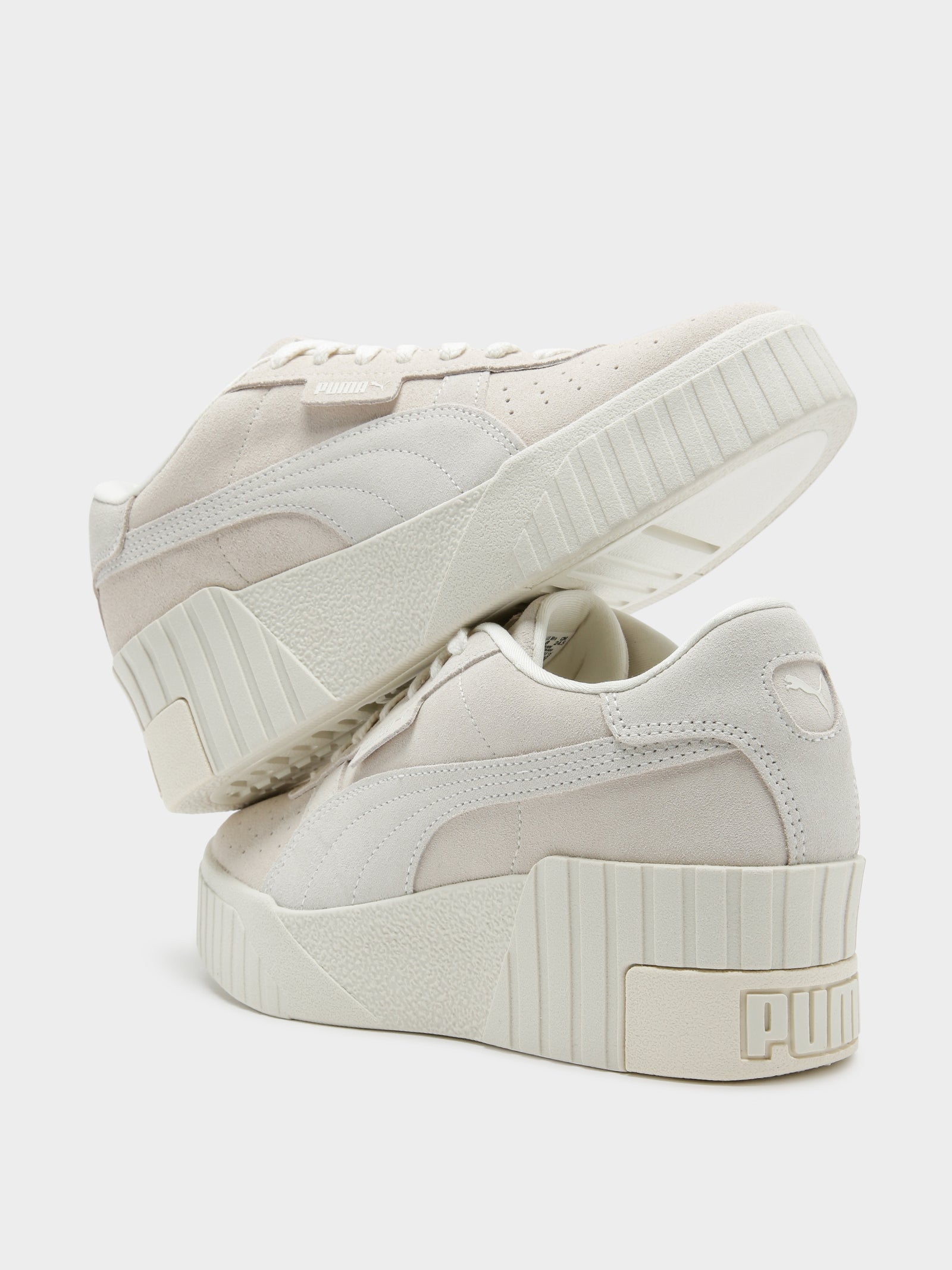 Cali Wedge Puma Cali White Size Womens Cali Wedge Tonal Sneakers