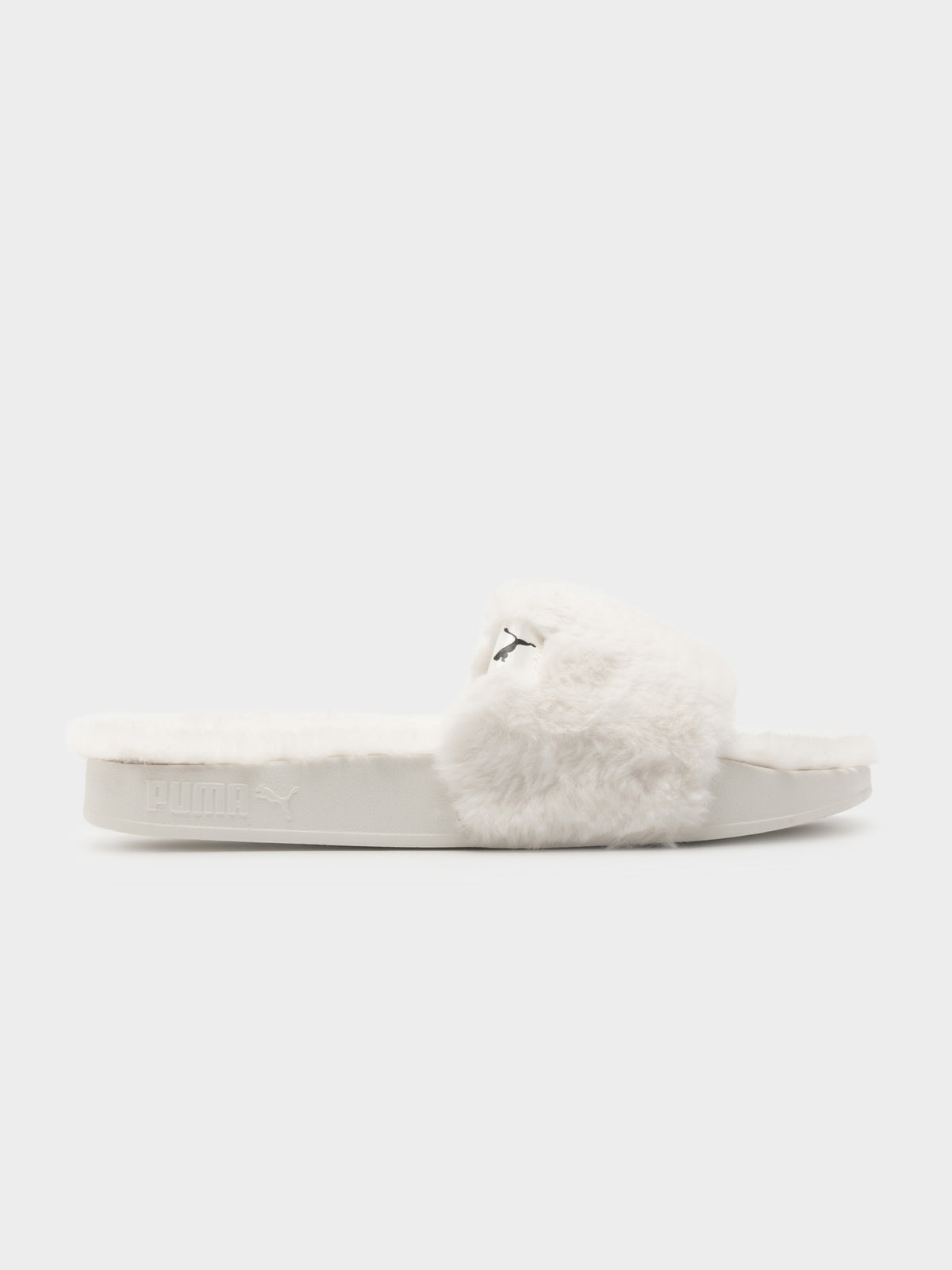 Puma Womens Leadcat 2.0 Fluffy Slides | Cream