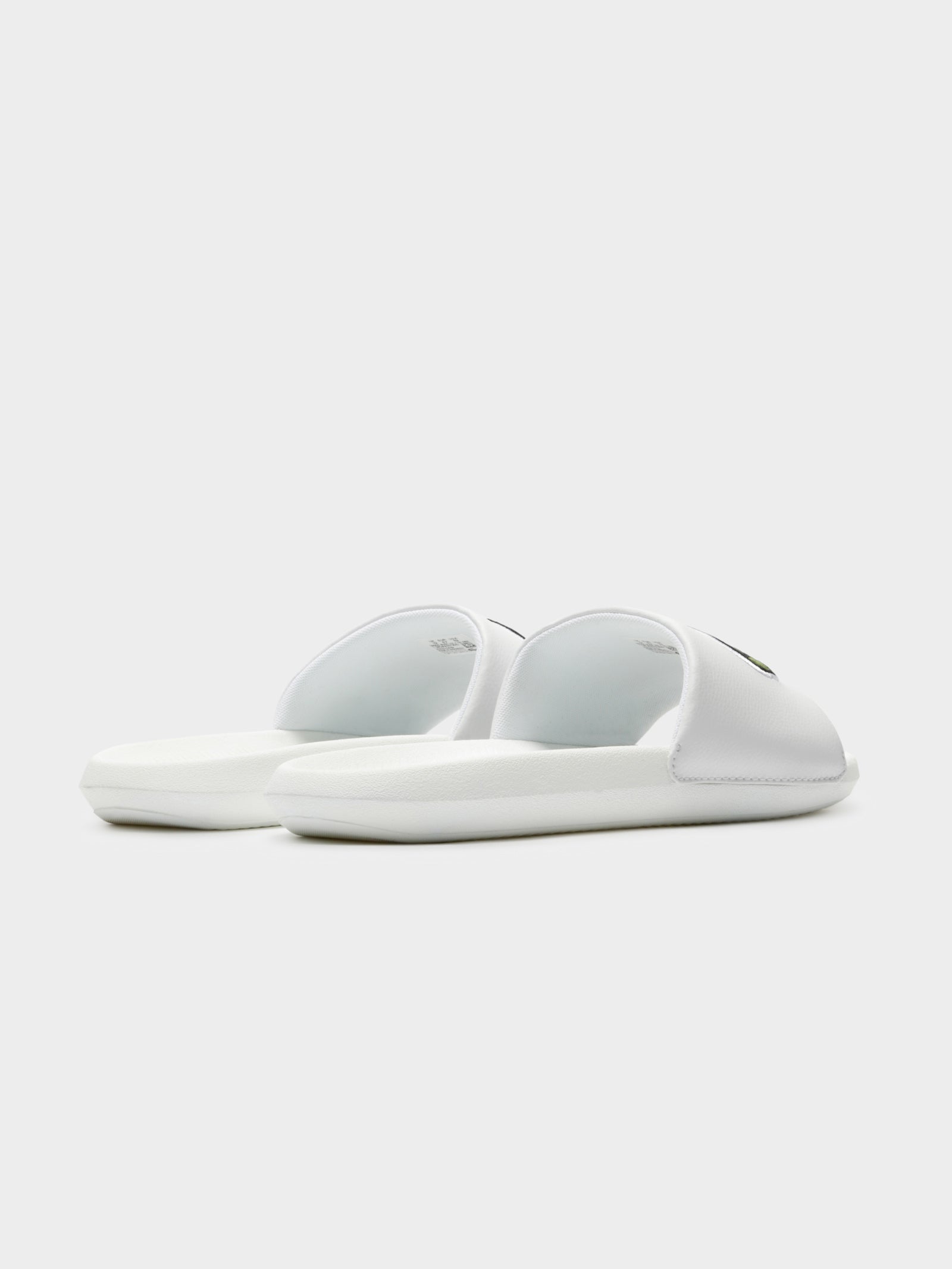 White Croco Slide 319 Lacoste Croco 319 US CMA Slides White/Green