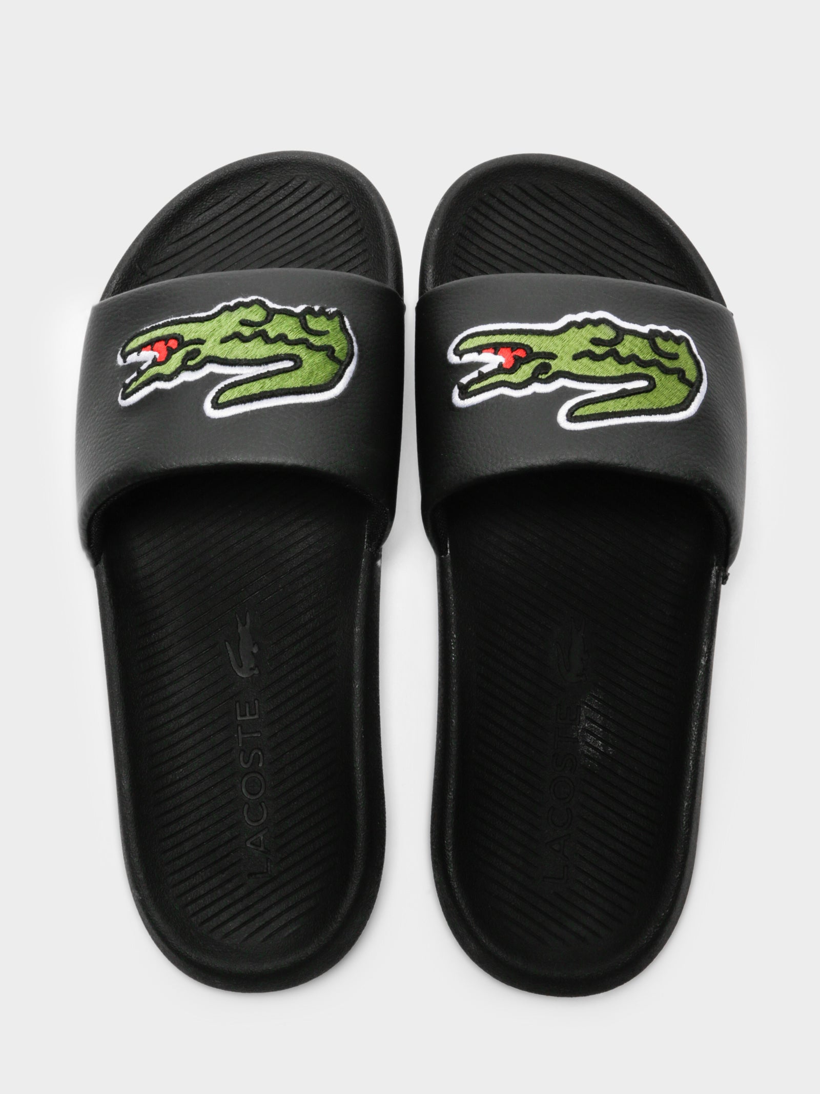 Lacoste Croco Slide 319 Lacoste Croco Slide 319 Us Cma Cma Blk/grn