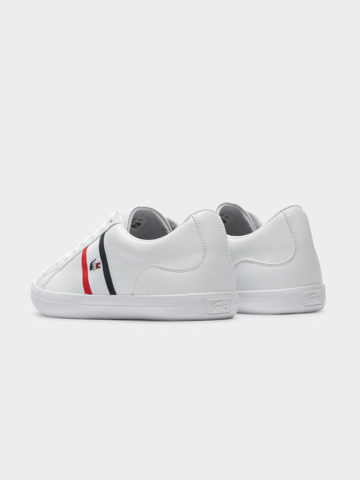 Mens Lerond TRI1 CMA Sneakers in White Navy &amp;  Red