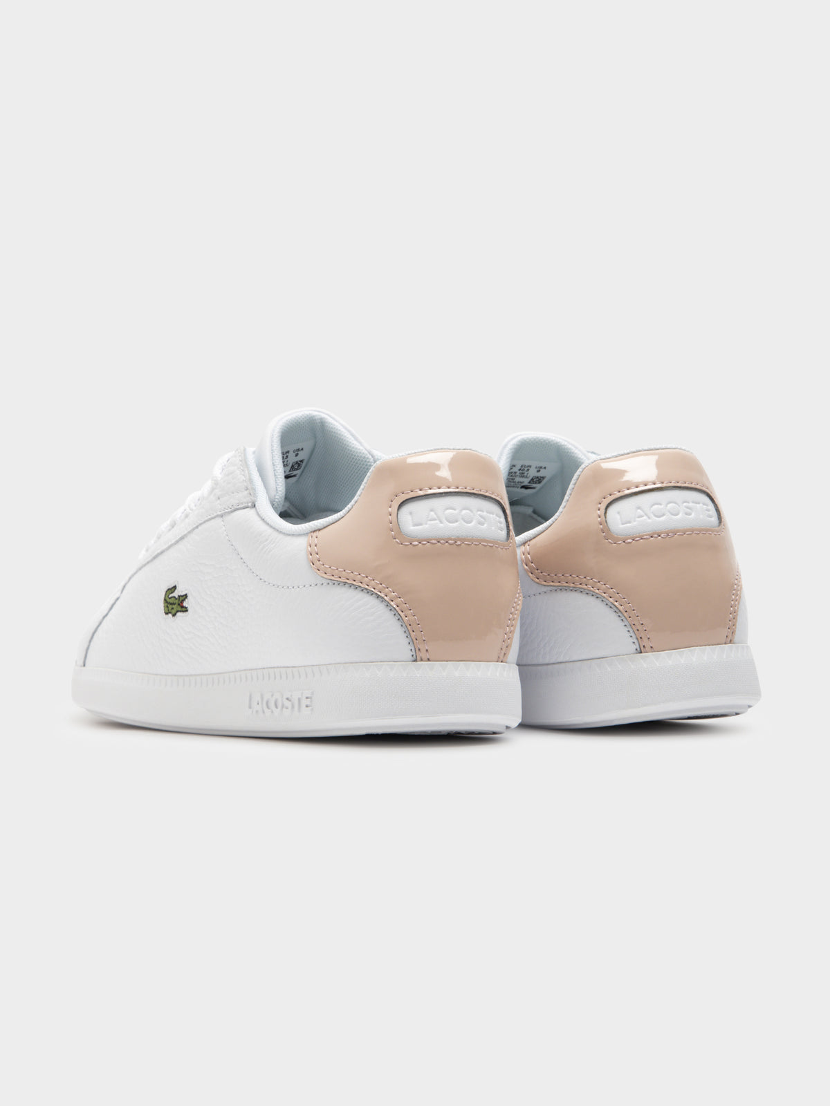 Lacoste Womens Graduate 120 Sneakers | White/Ecru