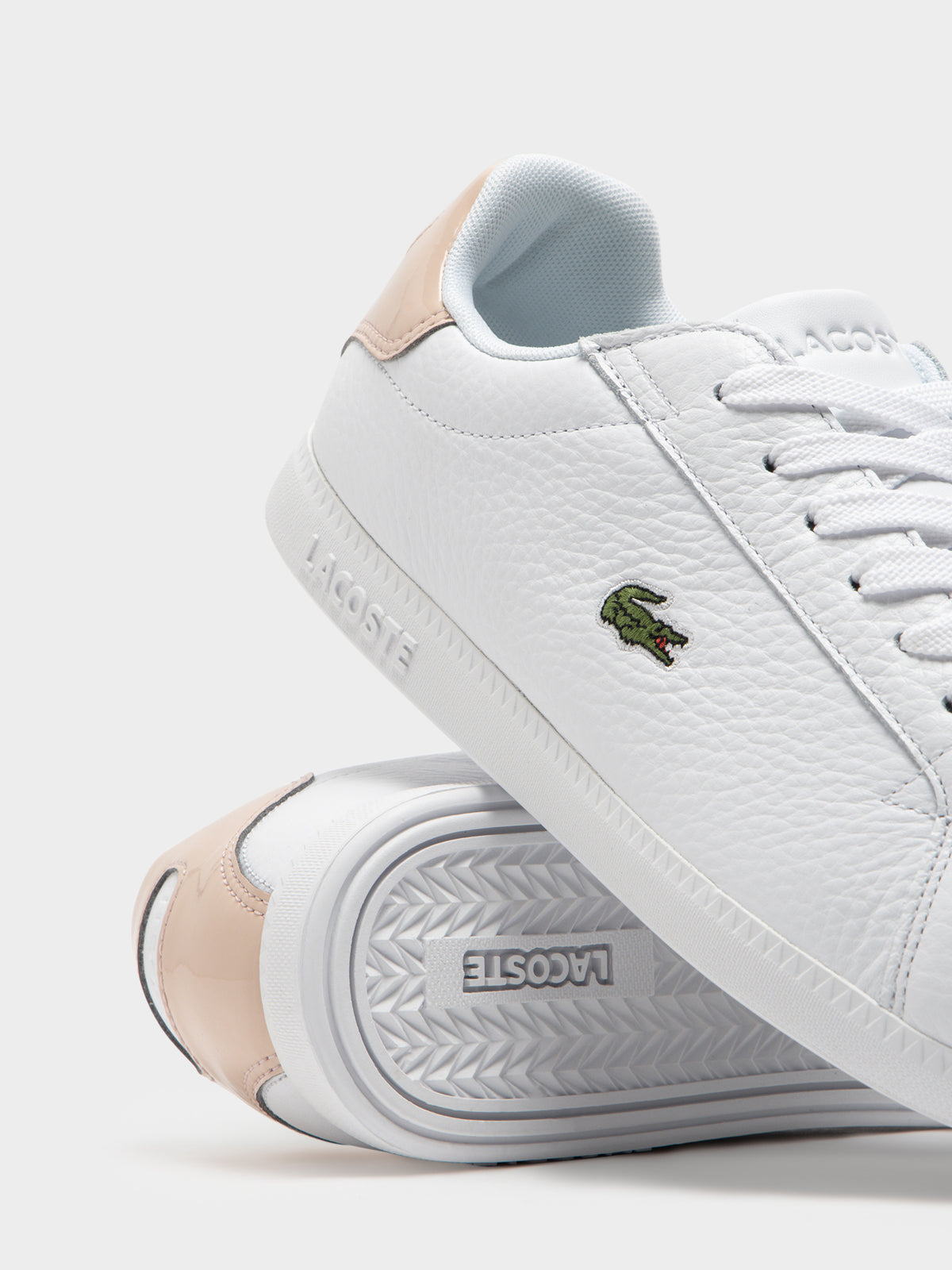 Lacoste Womens Graduate 120 Sneakers | White/Ecru