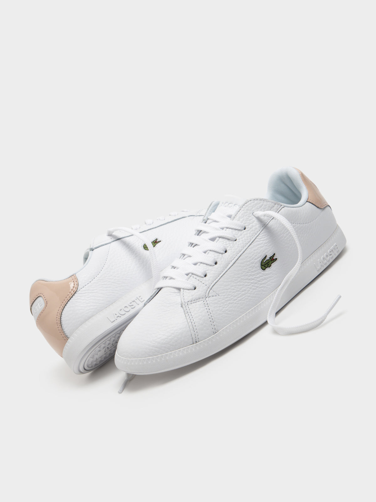 Lacoste Womens Graduate 120 Sneakers | White/Ecru