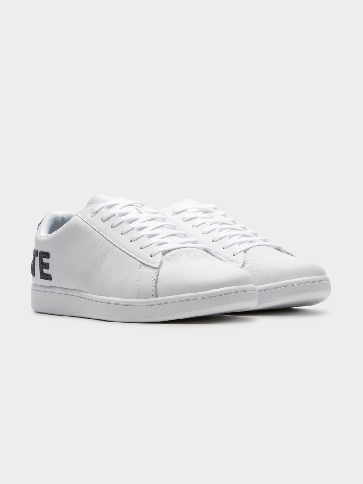 Mens Carnaby Evo 120 Sneakers in Wite &amp; Navy Text