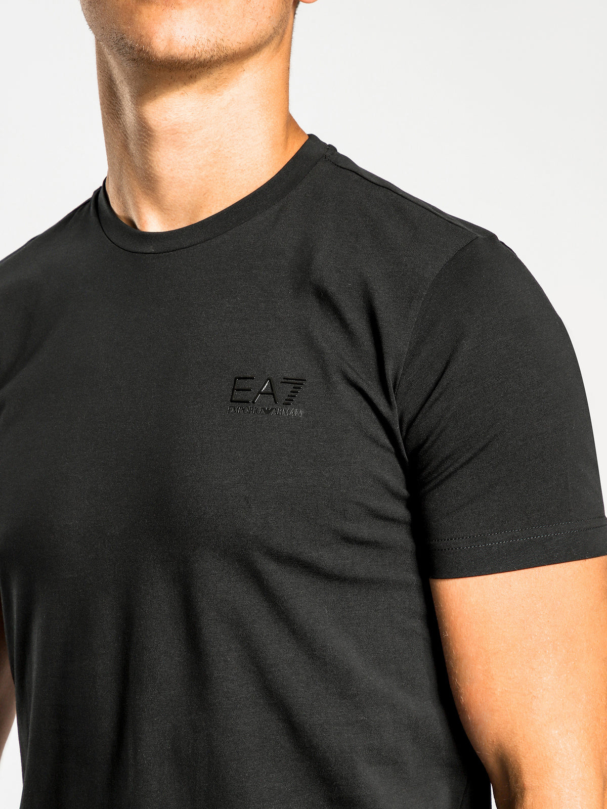 EA7 Small Logo T-Shirt in Black