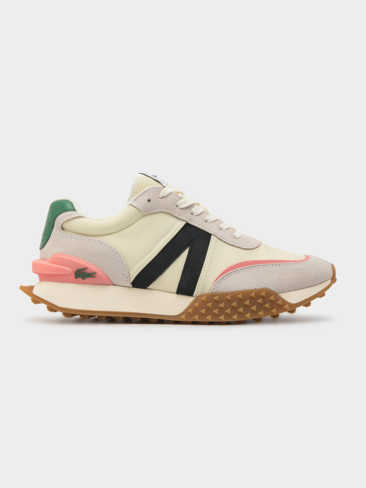Womens L-Spin Deluxe Sneakers in Pink &amp; Green