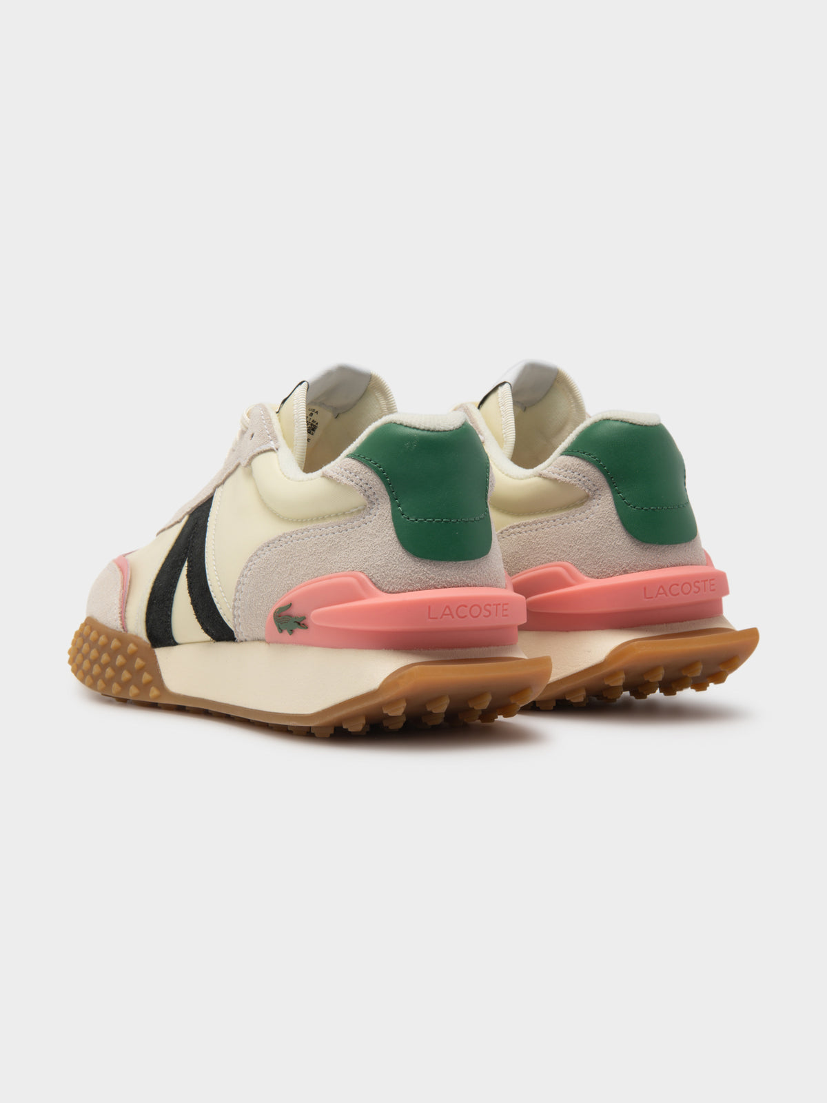 Womens L-Spin Deluxe Sneakers in Pink &amp; Green
