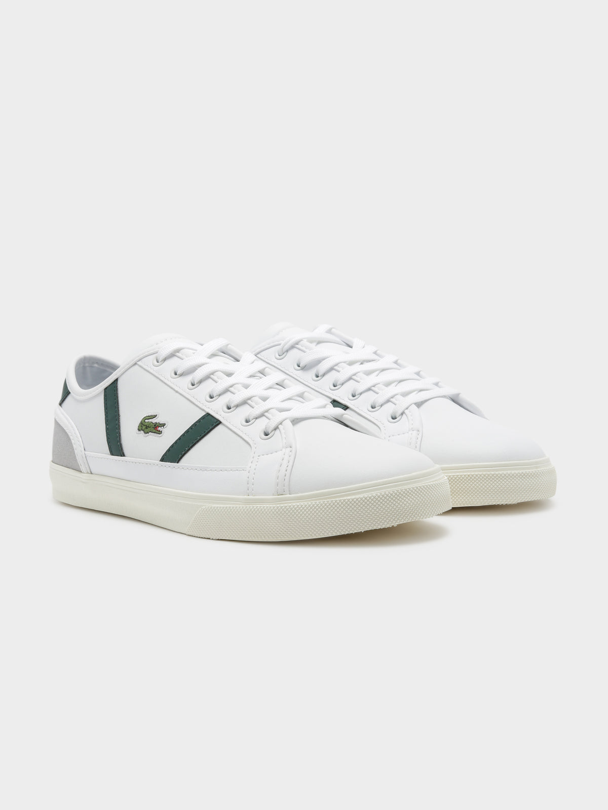 Mens Sideline Pro 222 Sneakers in White &amp; Green