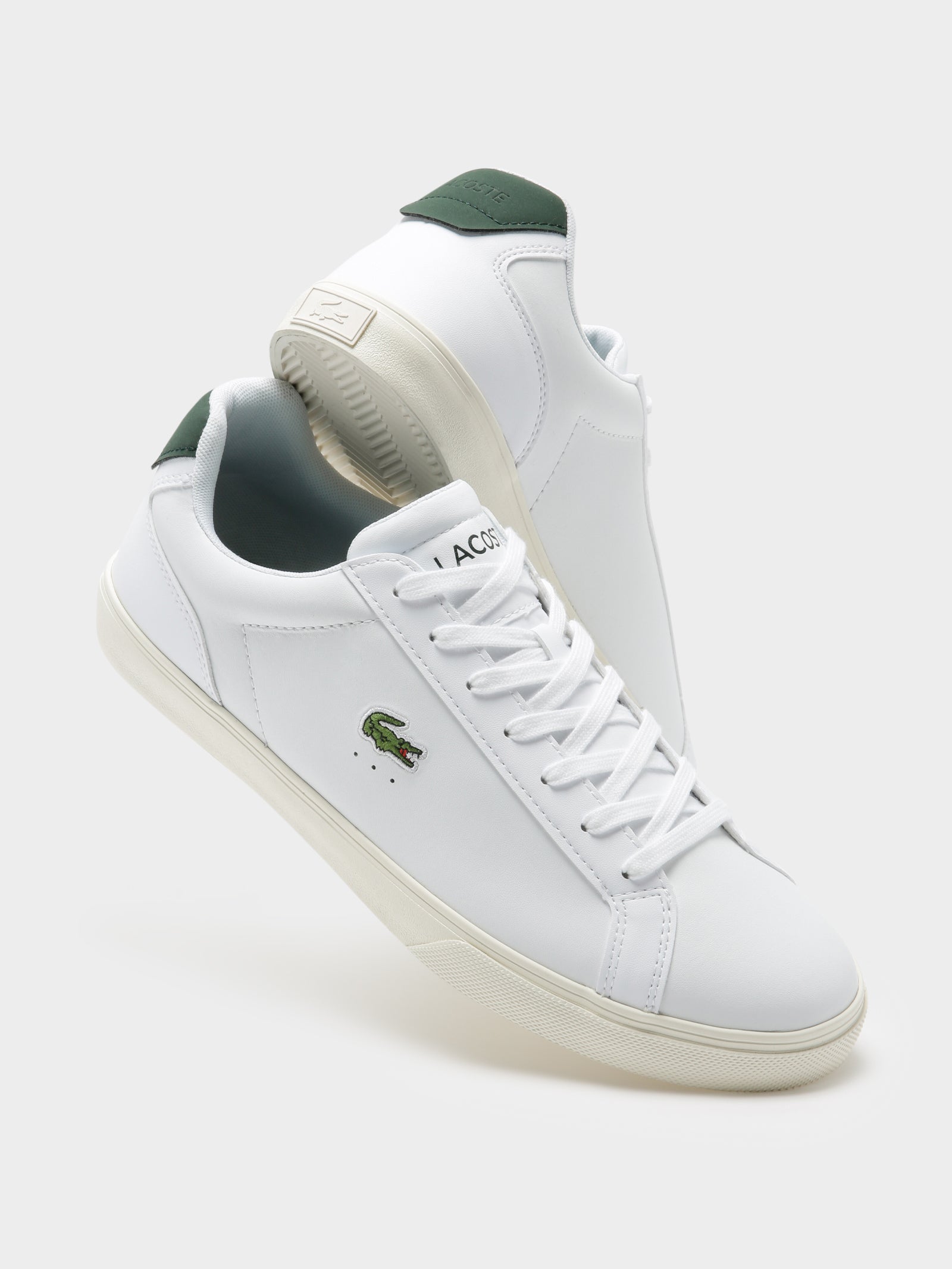 Lacoste Mens Lerond Pro 222 Sneakers White/Green