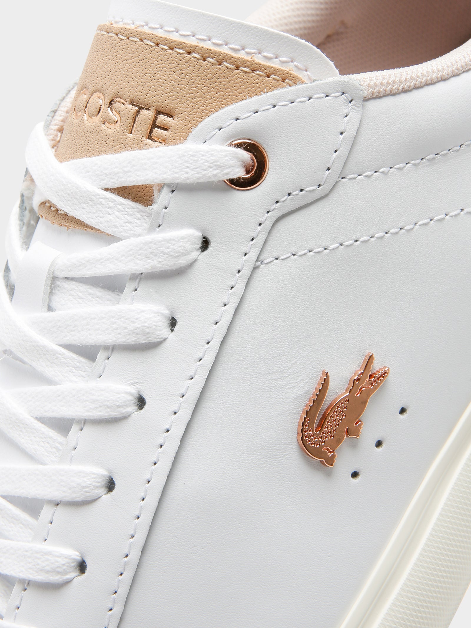 Lacoste Womens Powercourt 222 Sneakers White/Pink