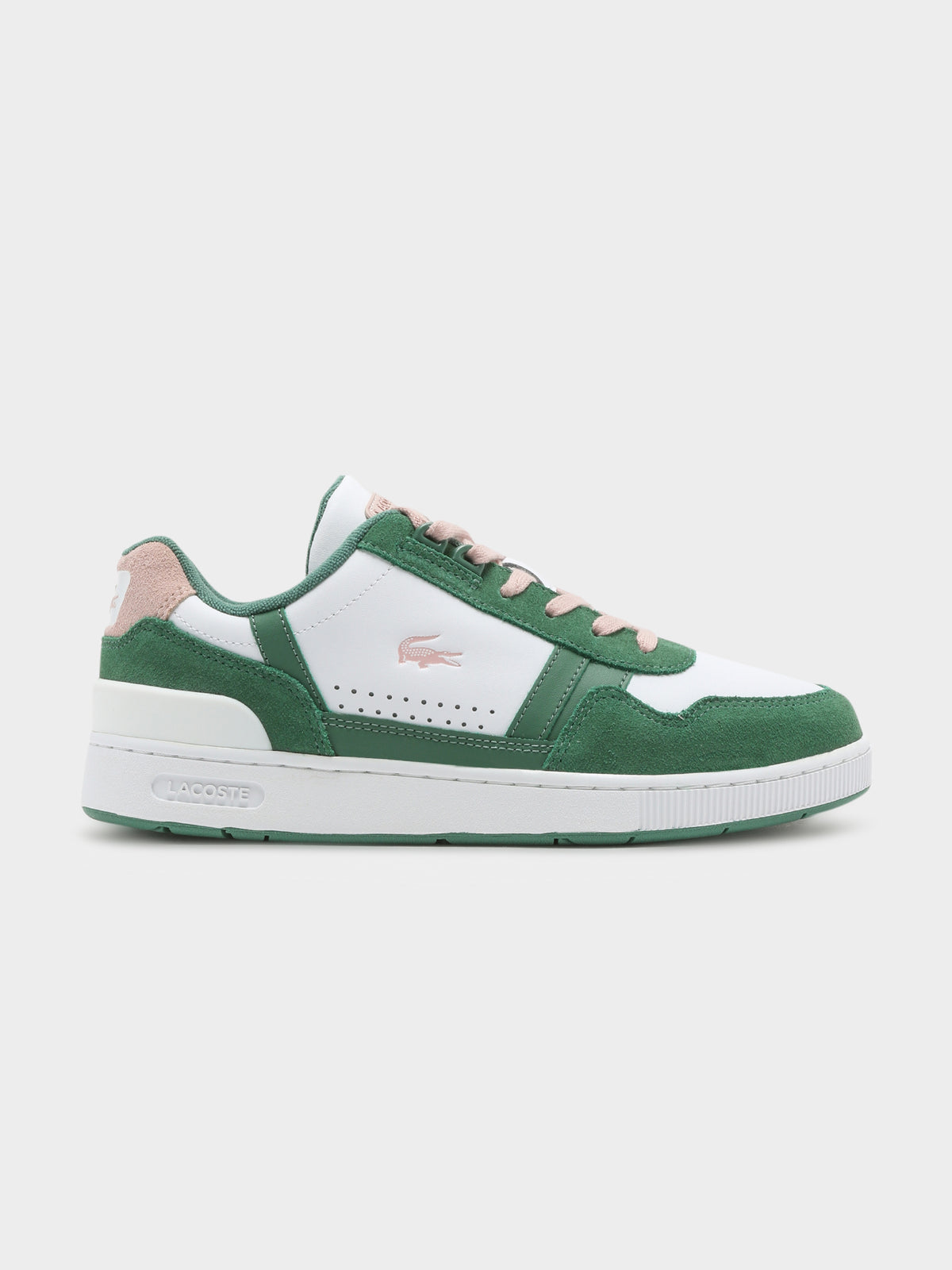 Womens T-Clip 123 4 Sneakers in White &amp; Green