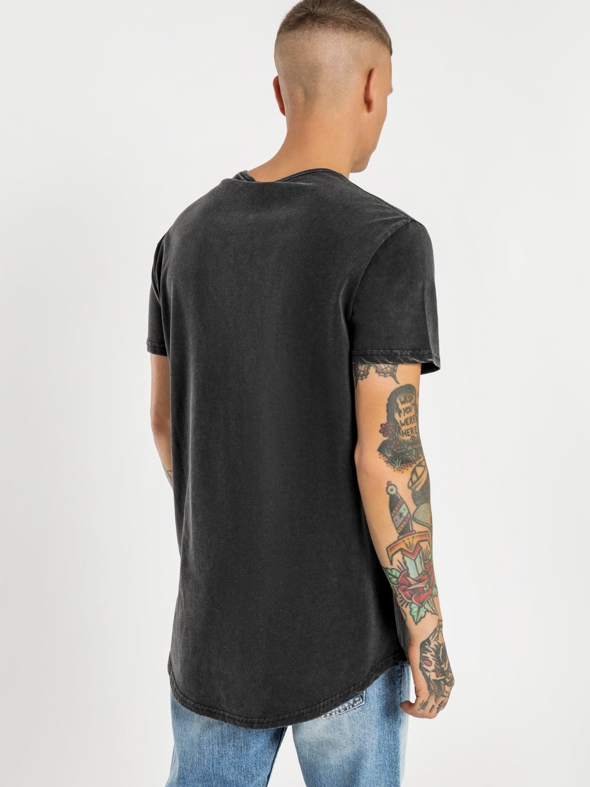 Unplugged T-Shirt in Washed Black