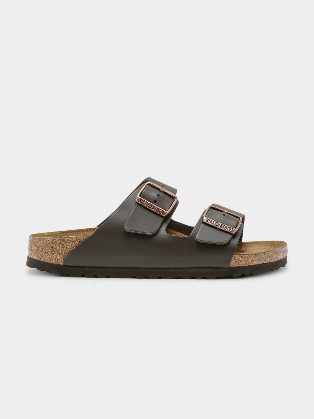 Unisex Arizona Narrow Smooth Sandals in Brown