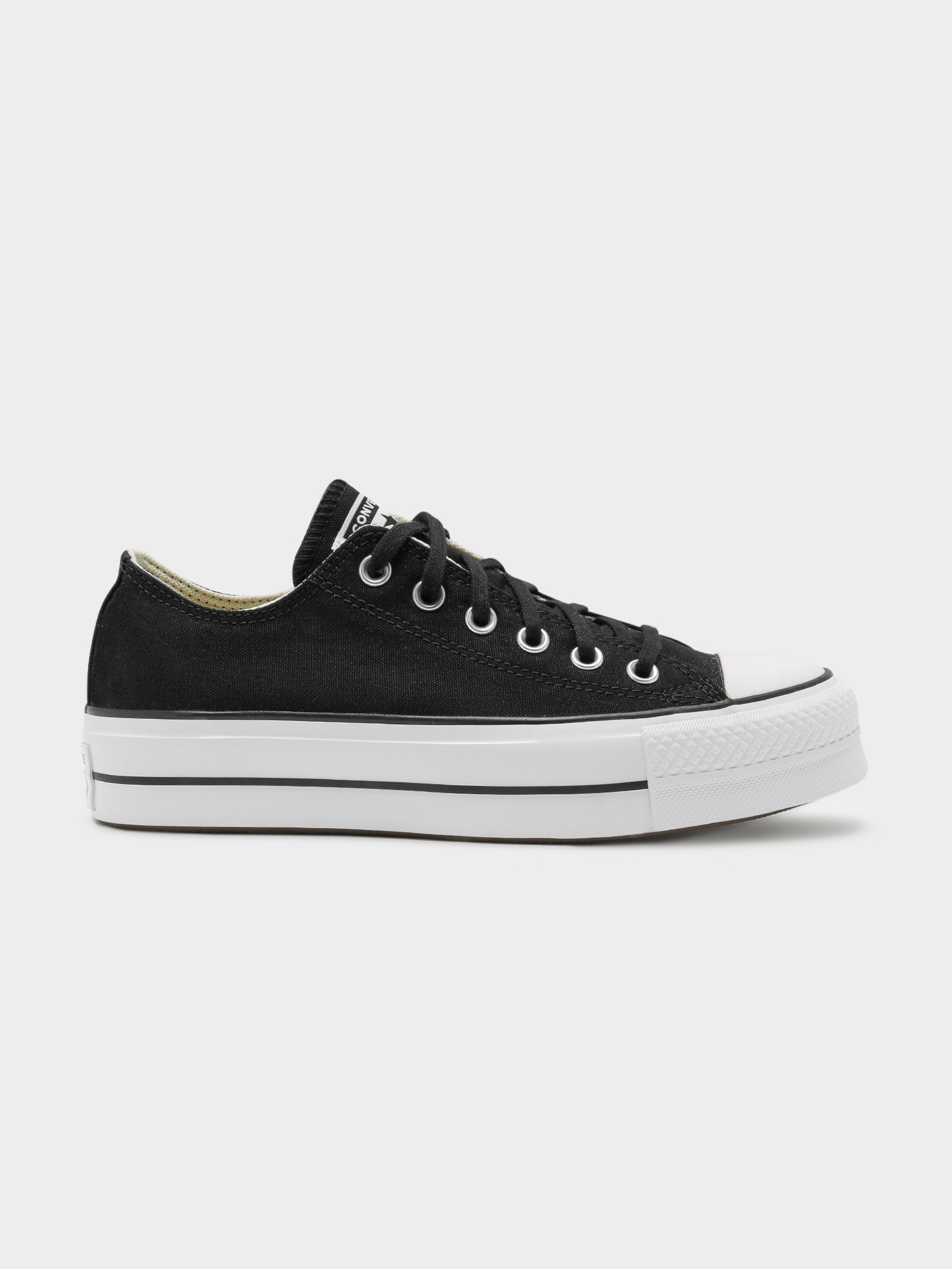 Womens Chuck Taylor All Star Lift Low-Top Platform Sneakers in Black ...